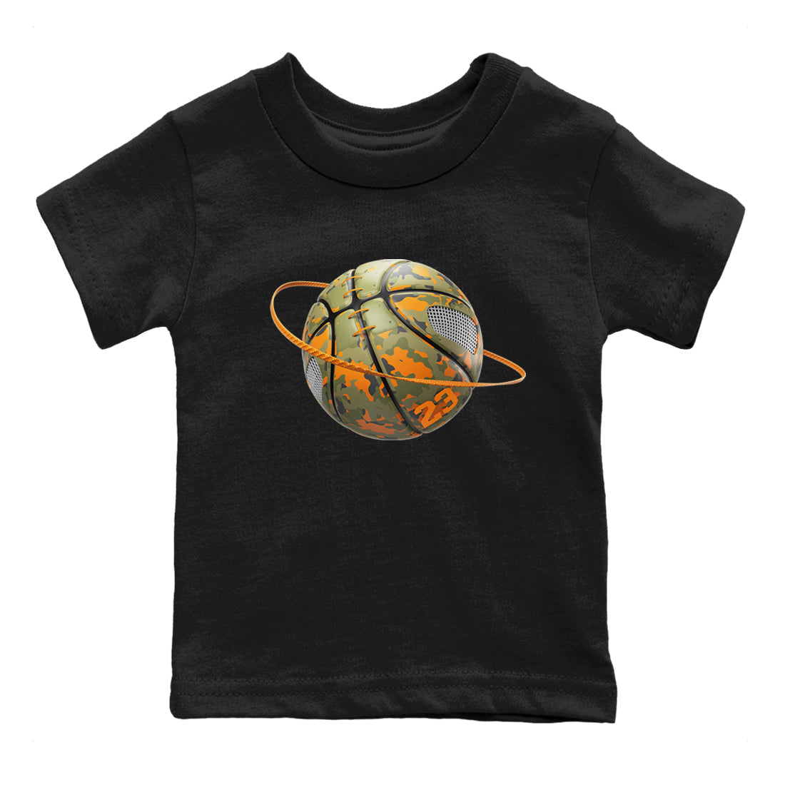 Camo Basketball Planet snkmatch Tees Kids - Air Jordan 5 Olive