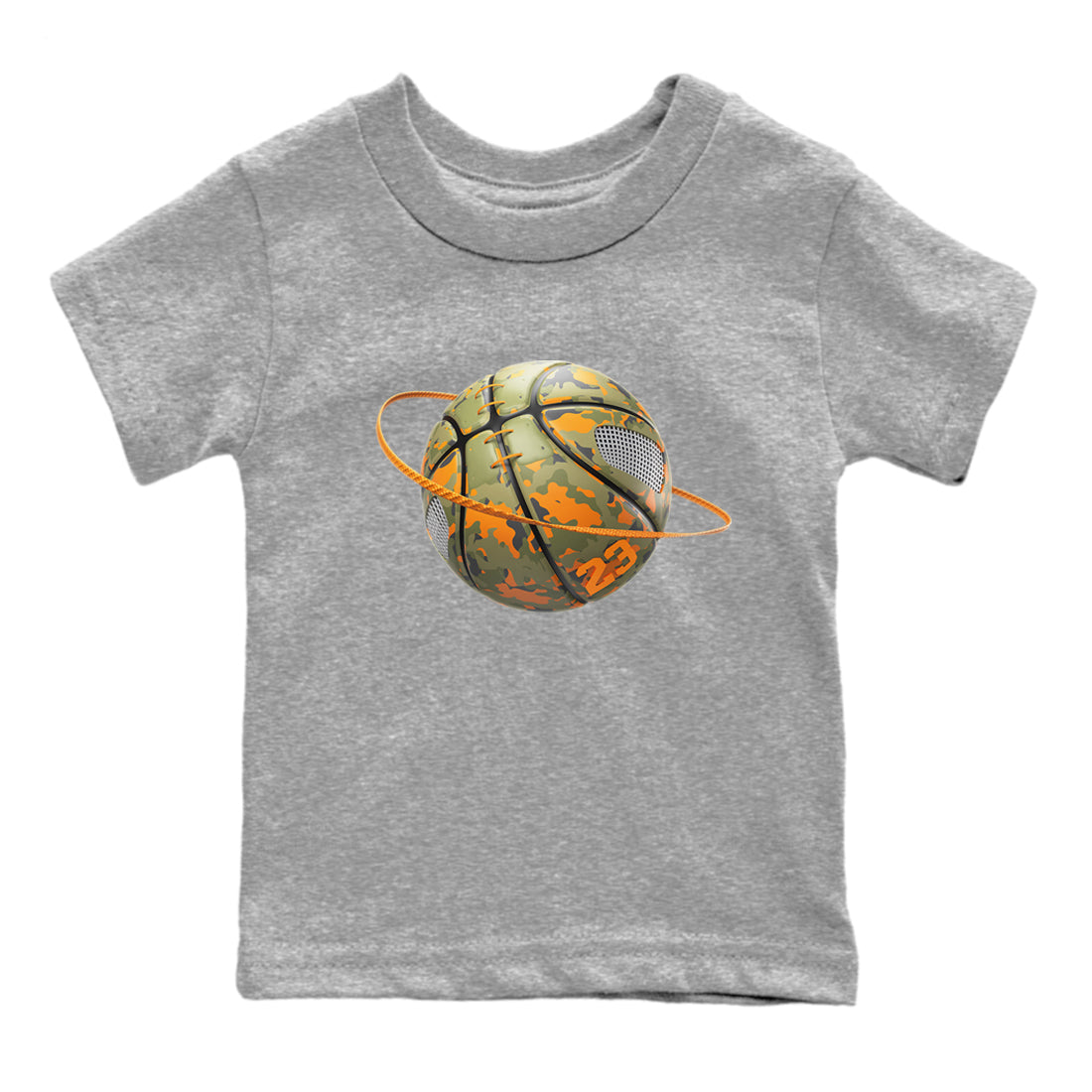 Camo Basketball Planet snkmatch Tees Kids - Air Jordan 5 Olive