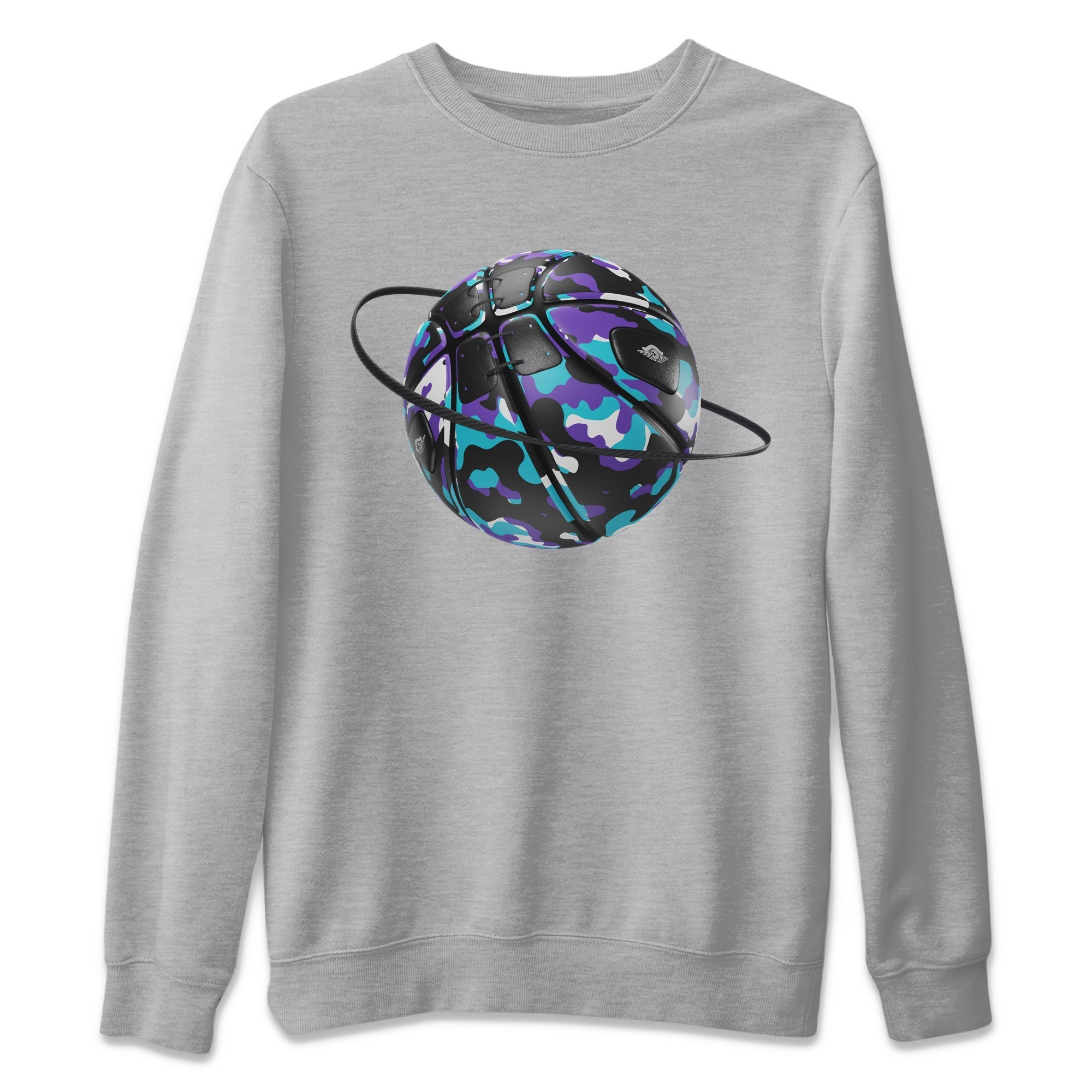 Camo Basketball Planet snkmatch Tee - Air Jordan 6 Aqua