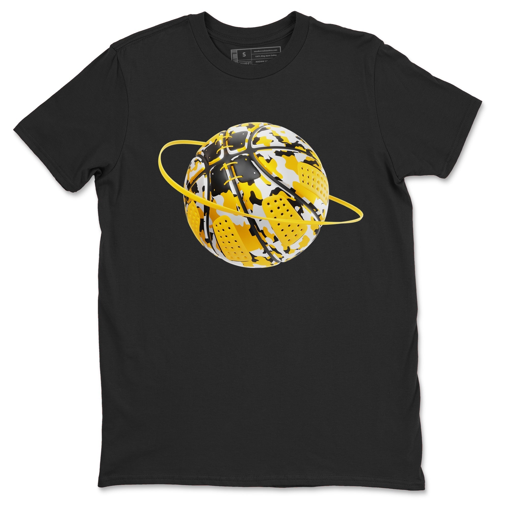 Camo Basketball Planet snkmatch Tee - Air Jordan 6 Yellow Ochre