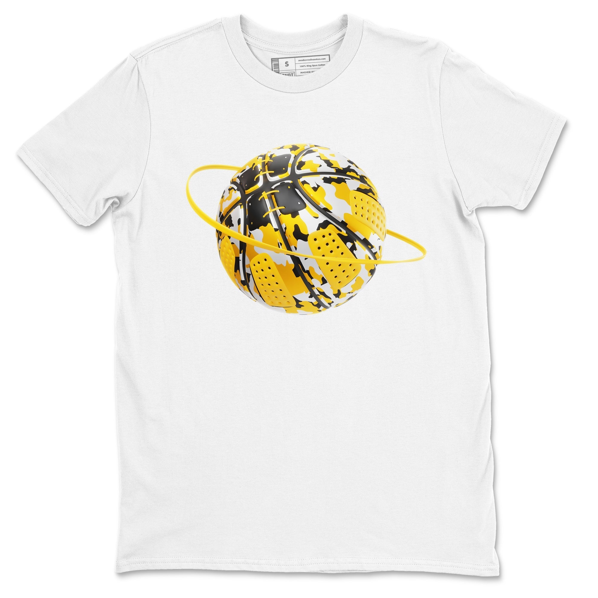 Camo Basketball Planet snkmatch Tee - Air Jordan 6 Yellow Ochre