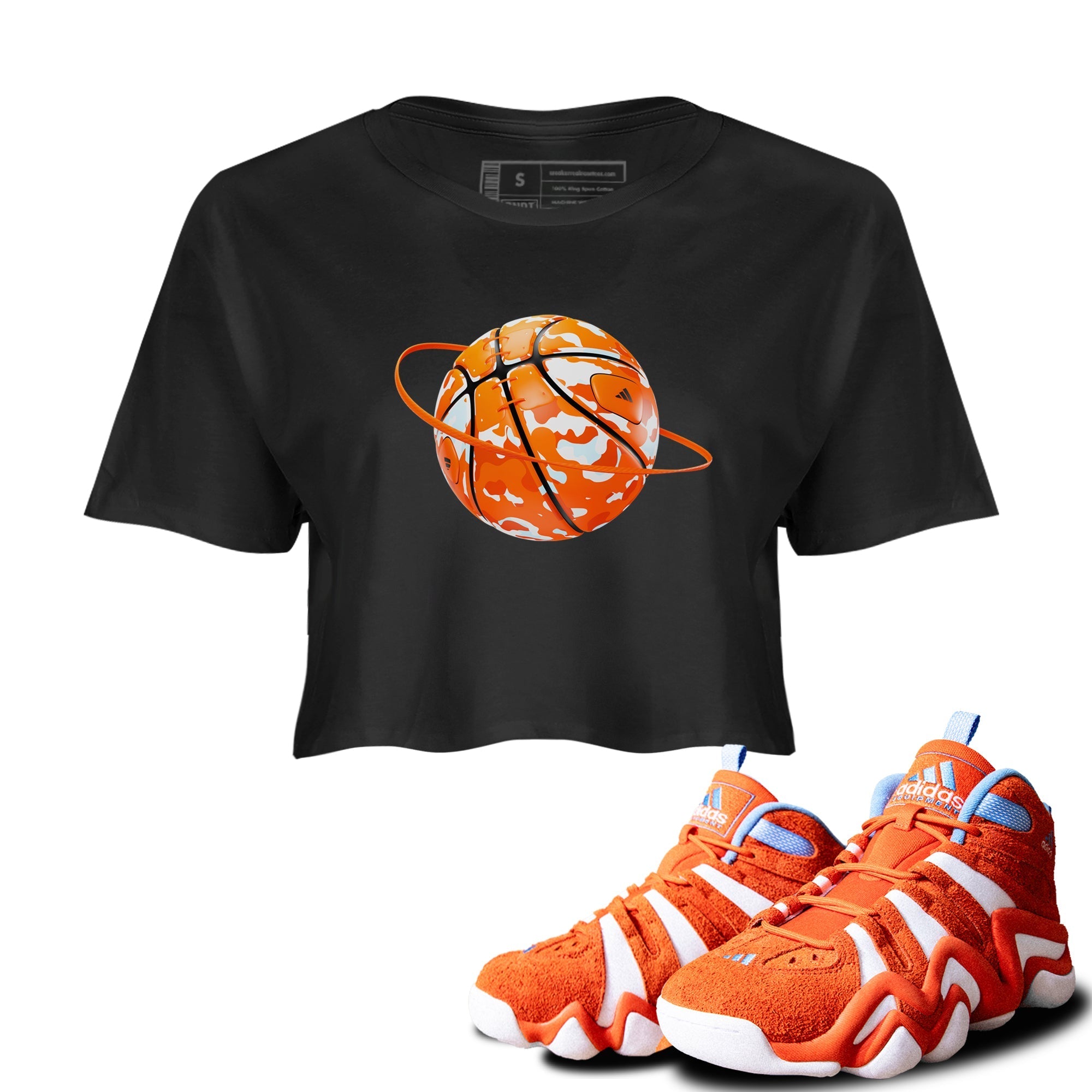 Camo Basketball Planet snkmatch Women's Top - Crazy 8 Team Orange
