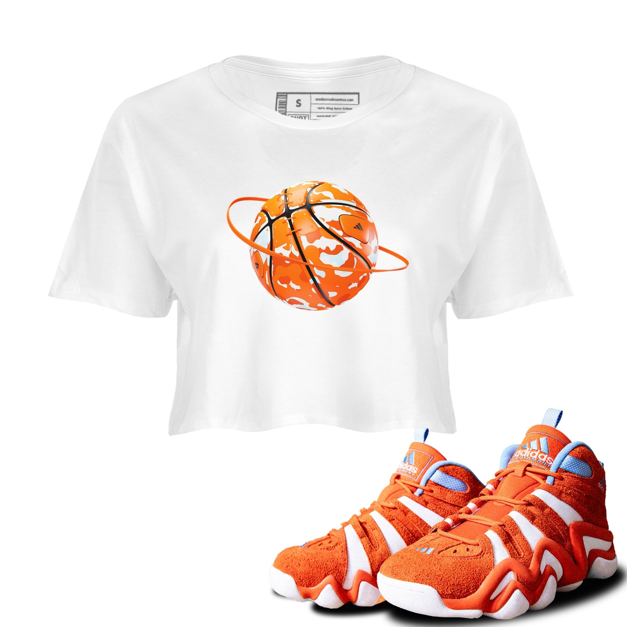 Camo Basketball Planet snkmatch Women's Top - Crazy 8 Team Orange