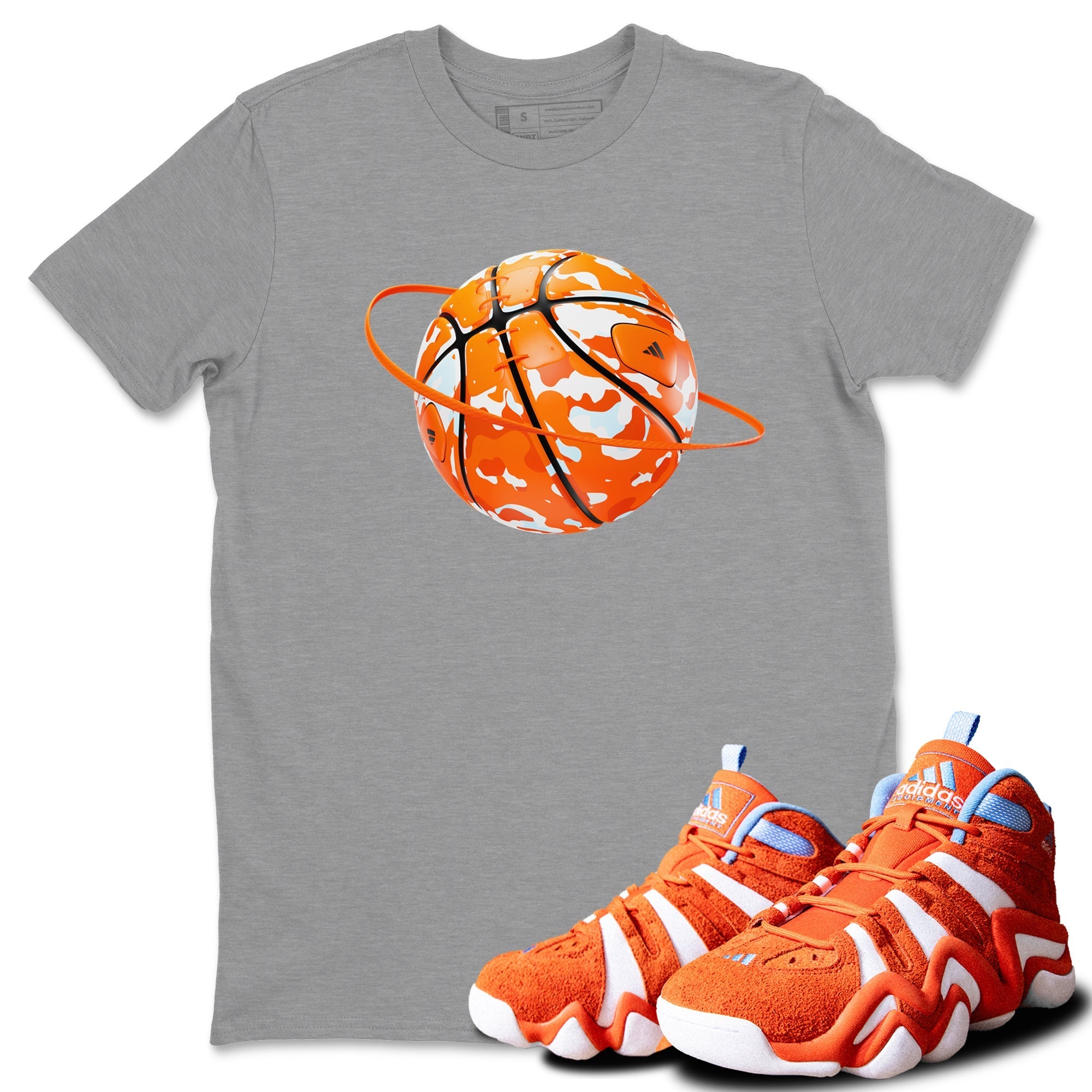 Camo Basketball Planet snkmatch Tee - Crazy 8 Team Orange