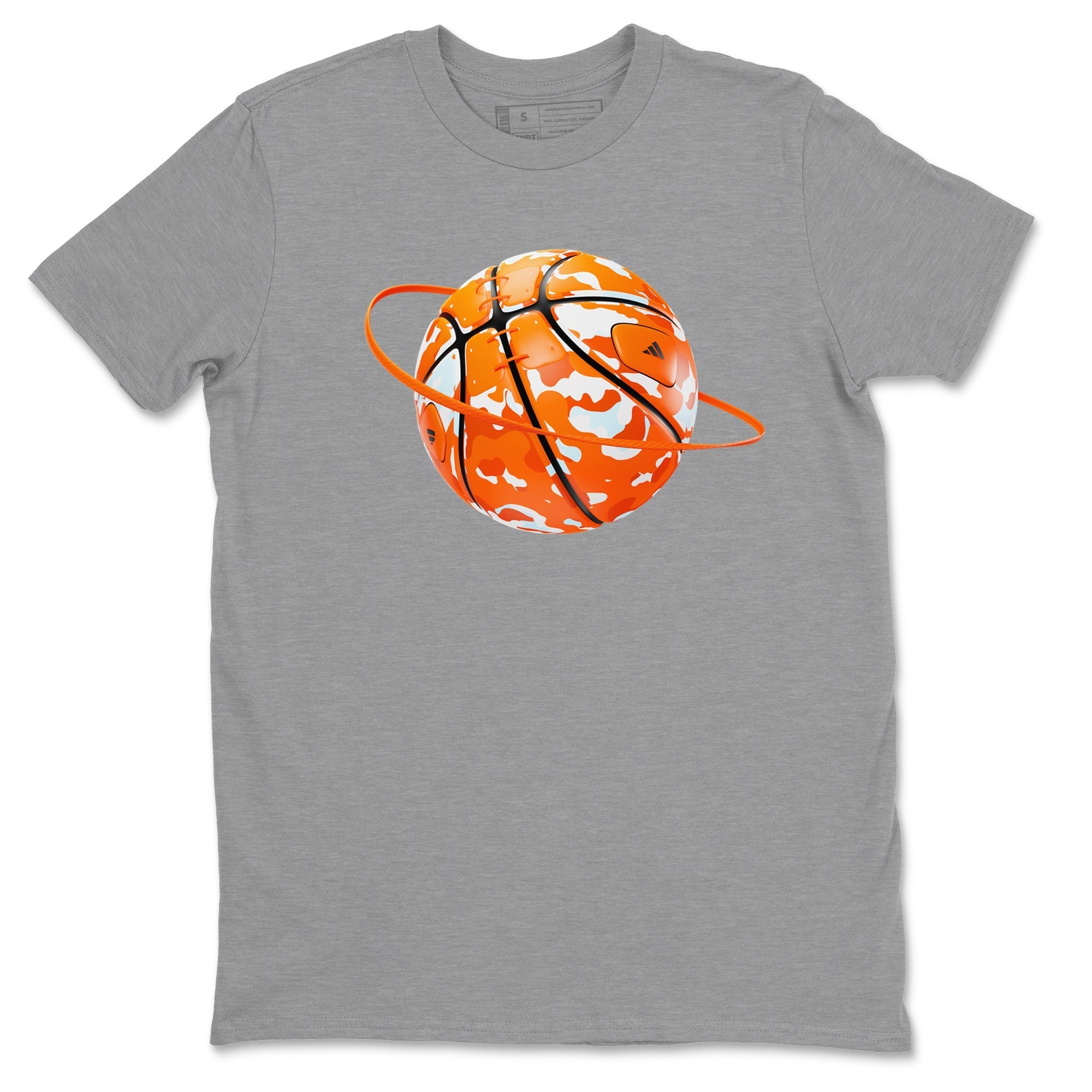 Camo Basketball Planet snkmatch Tee - Crazy 8 Team Orange