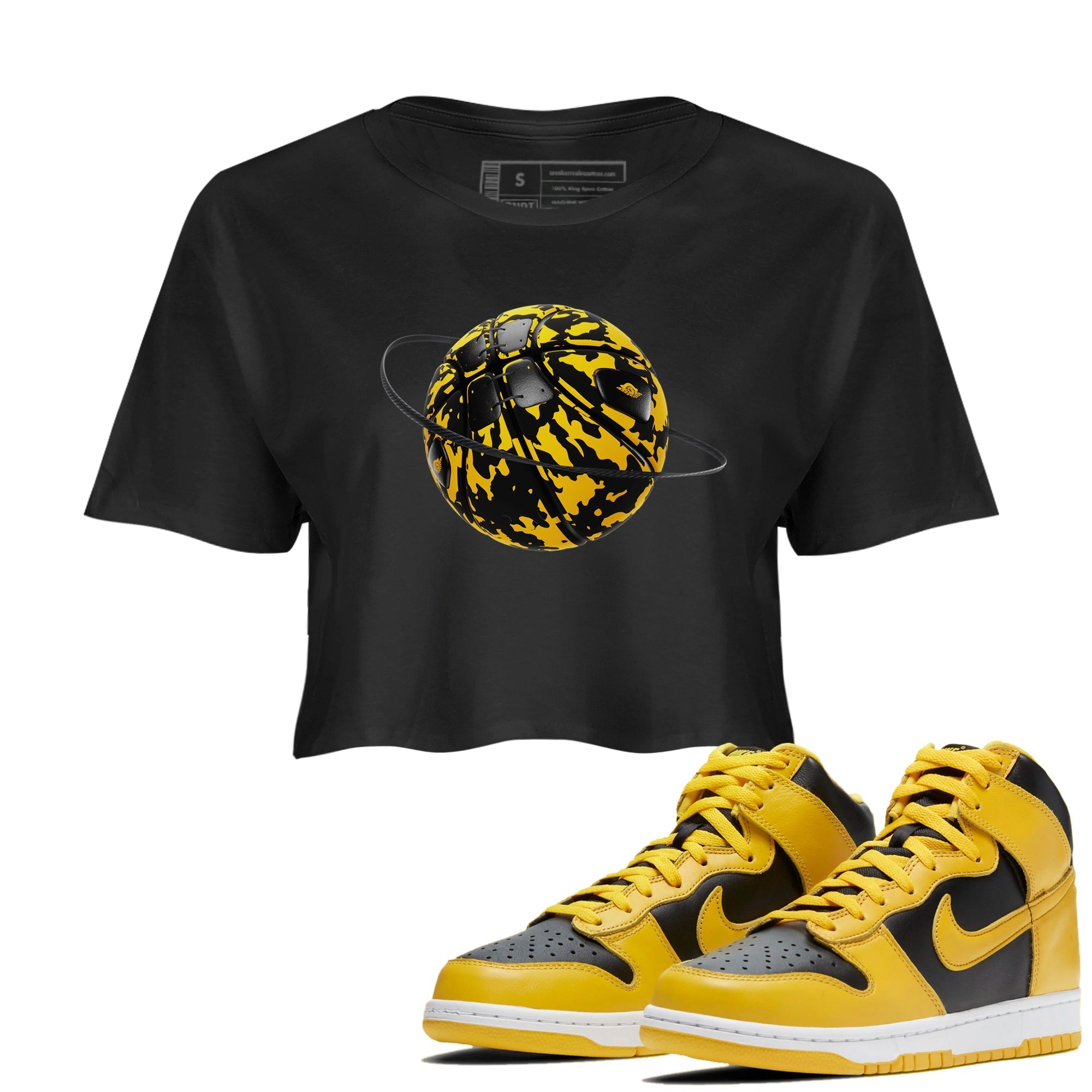 Camo Basketball Planet snkmatch Women's Top - Dunk High Pollen