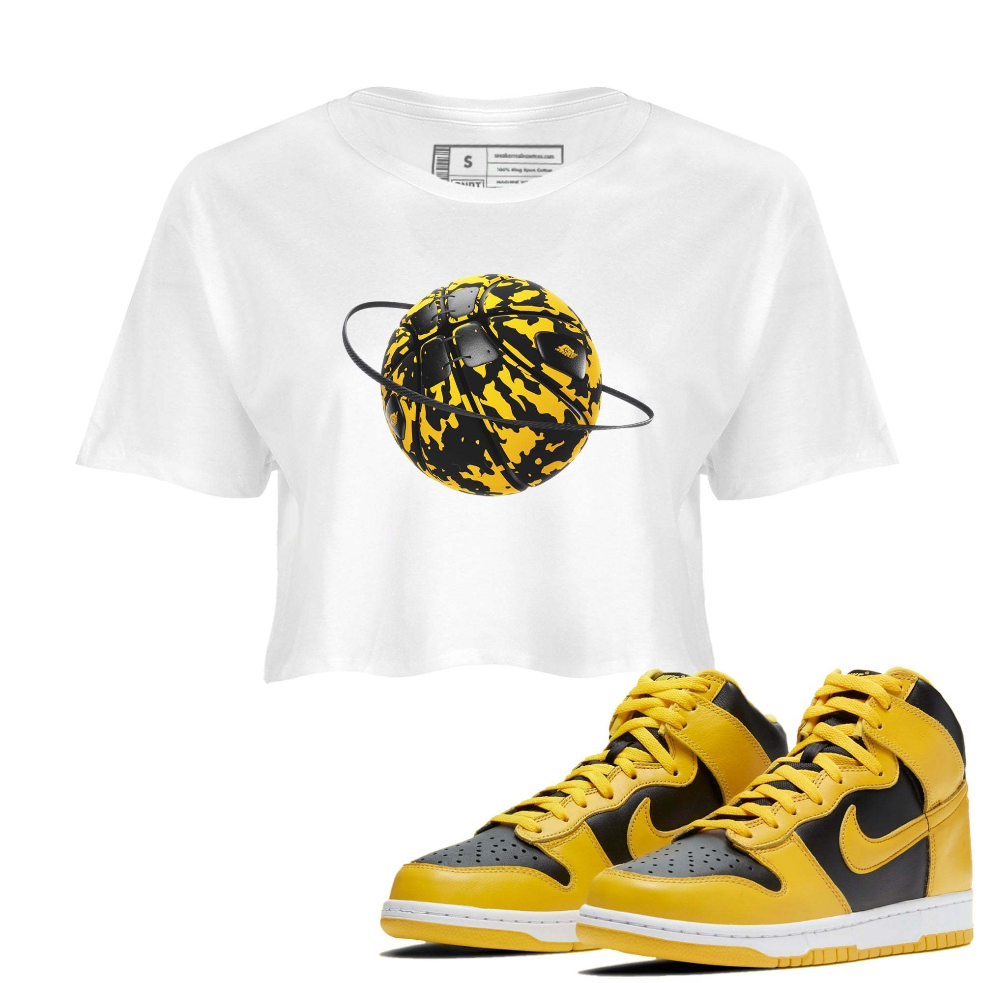 Camo Basketball Planet snkmatch Women's Top - Dunk High Pollen