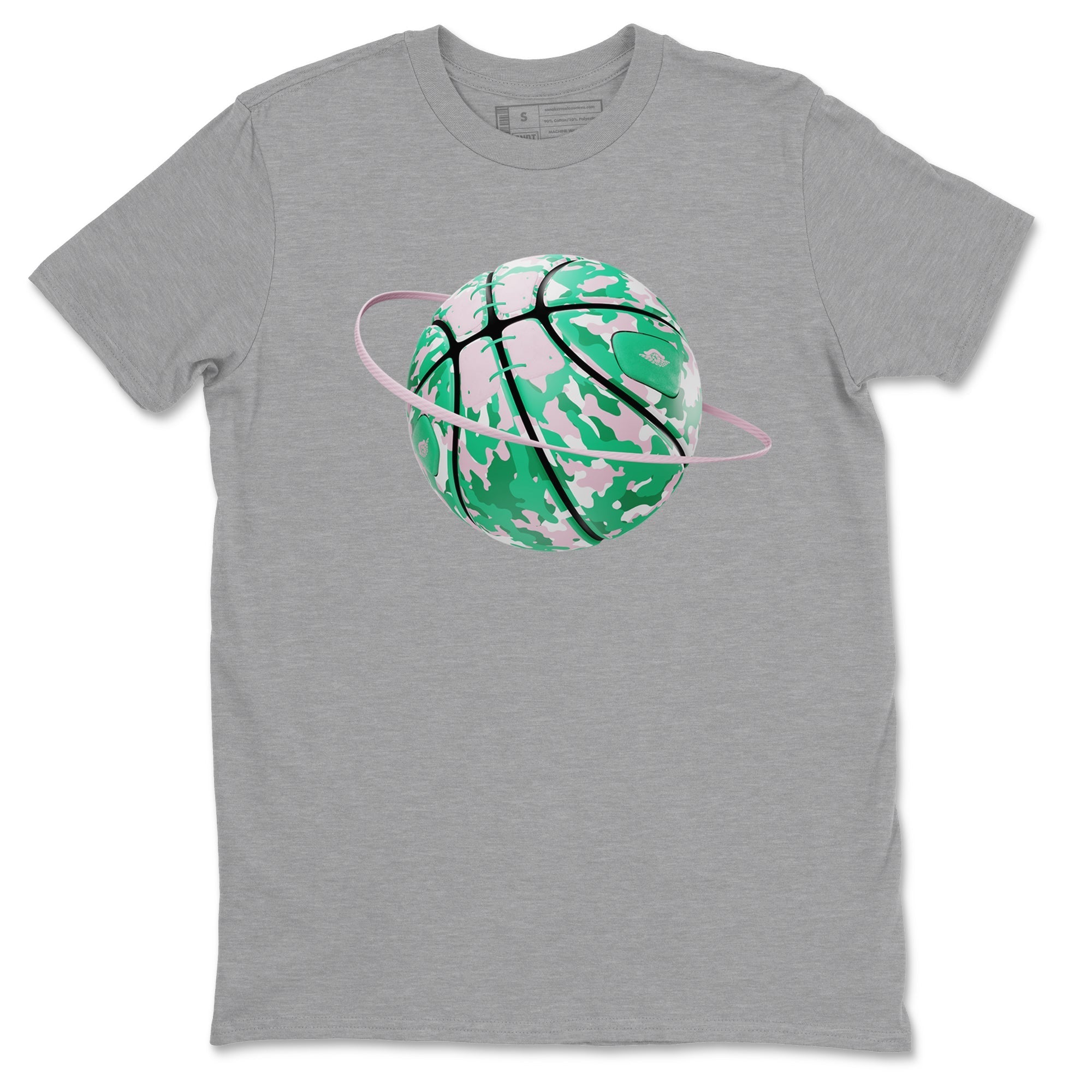 Camo Basketball Planet snkmatch Tees - Dunk Medium Soft Pink Malachite