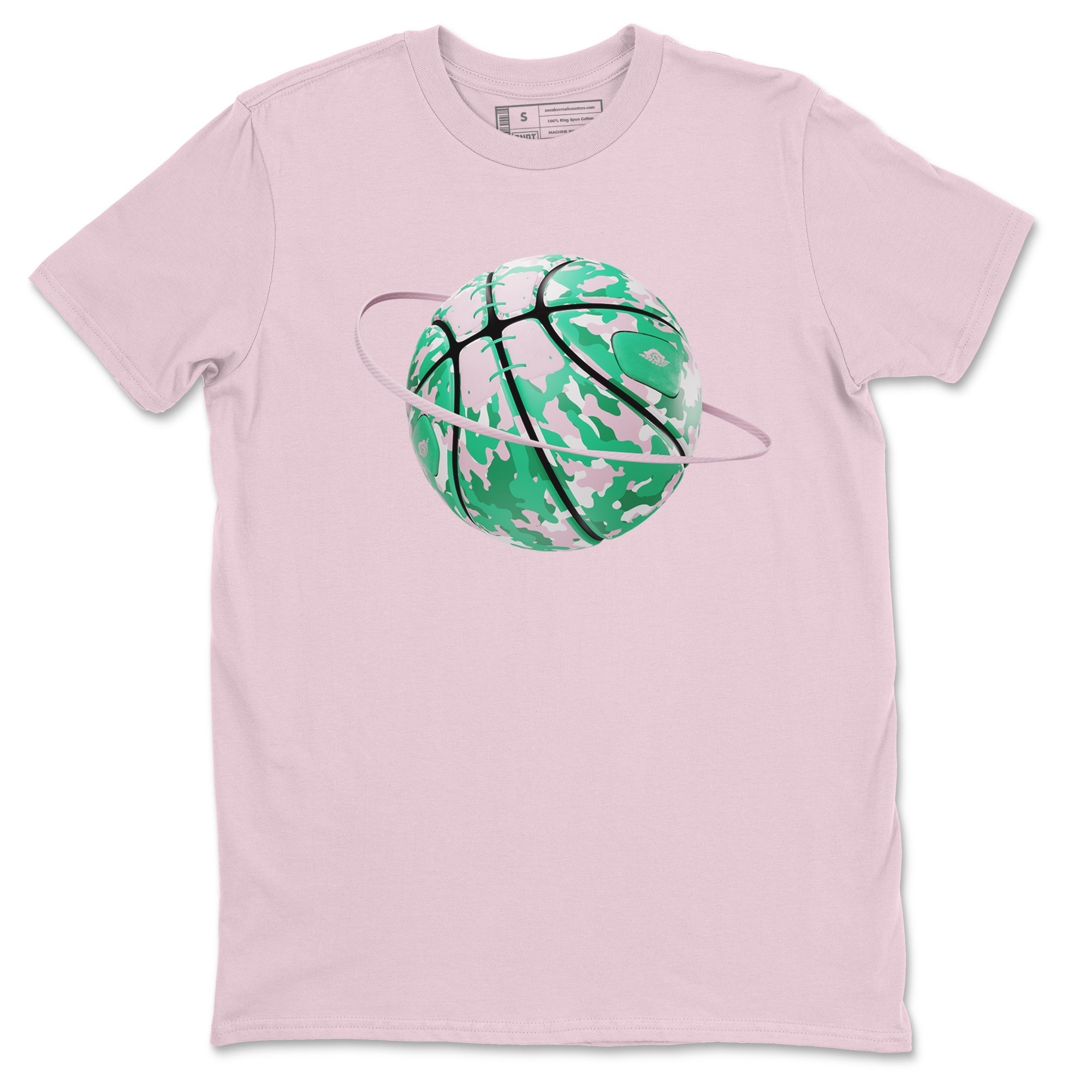 Camo Basketball Planet snkmatch Tees - Dunk Medium Soft Pink Malachite