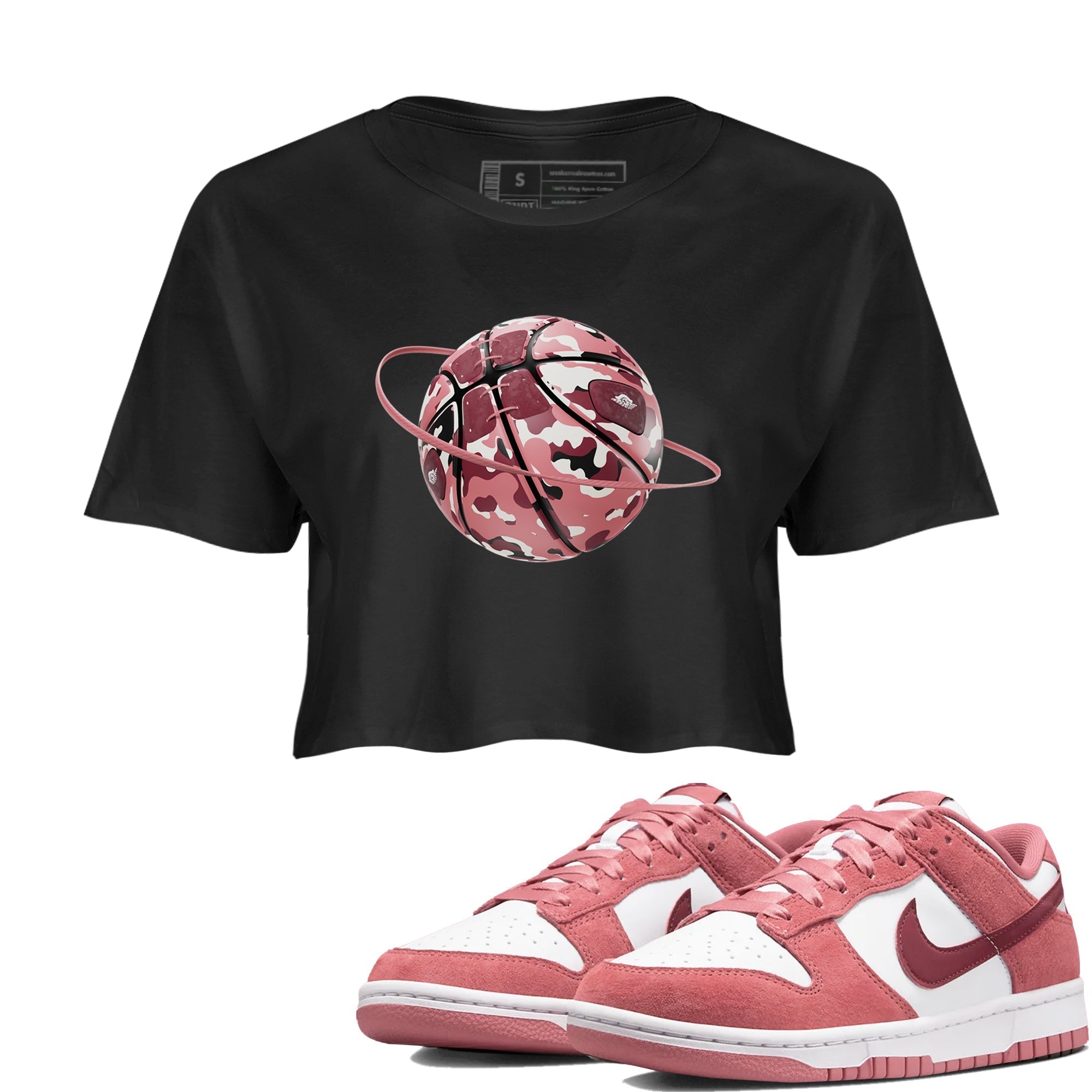 Camo Basketball Planet snkmatch Women's Top - Dunk Valentines Day 2024