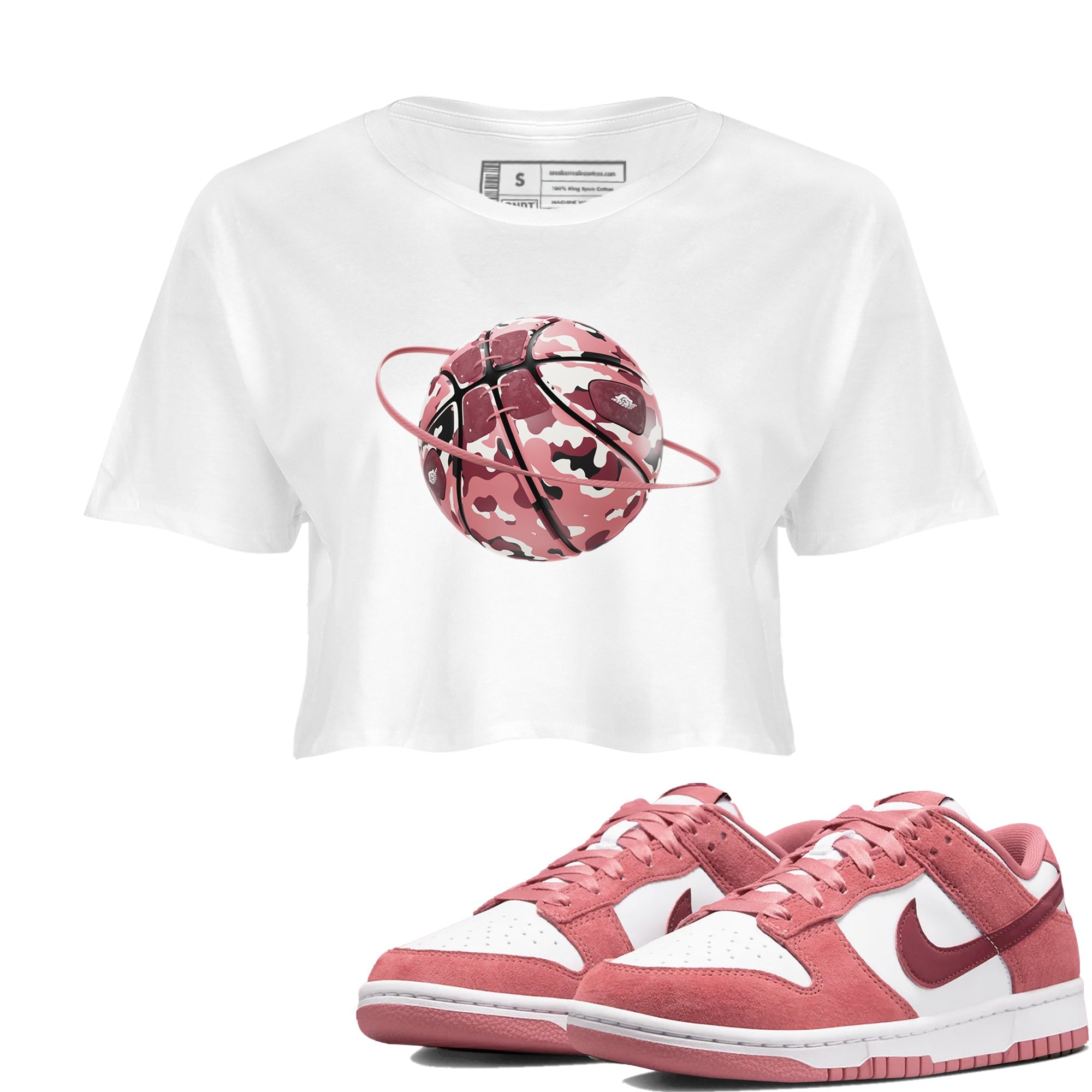 Camo Basketball Planet snkmatch Women's Top - Dunk Valentines Day 2024