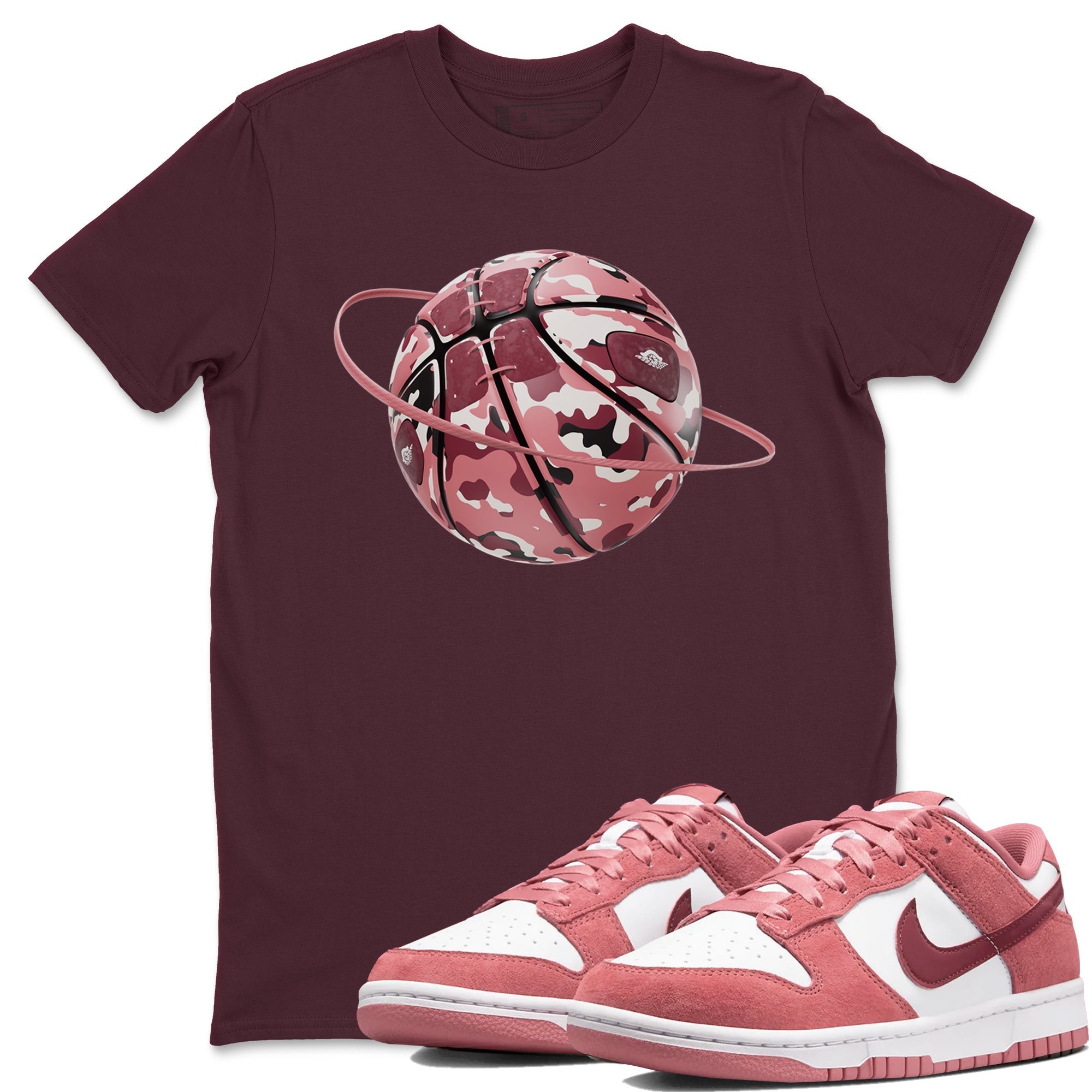 Camo Basketball Planet snkmatch Tee - Dunk Valentines Day 2024
