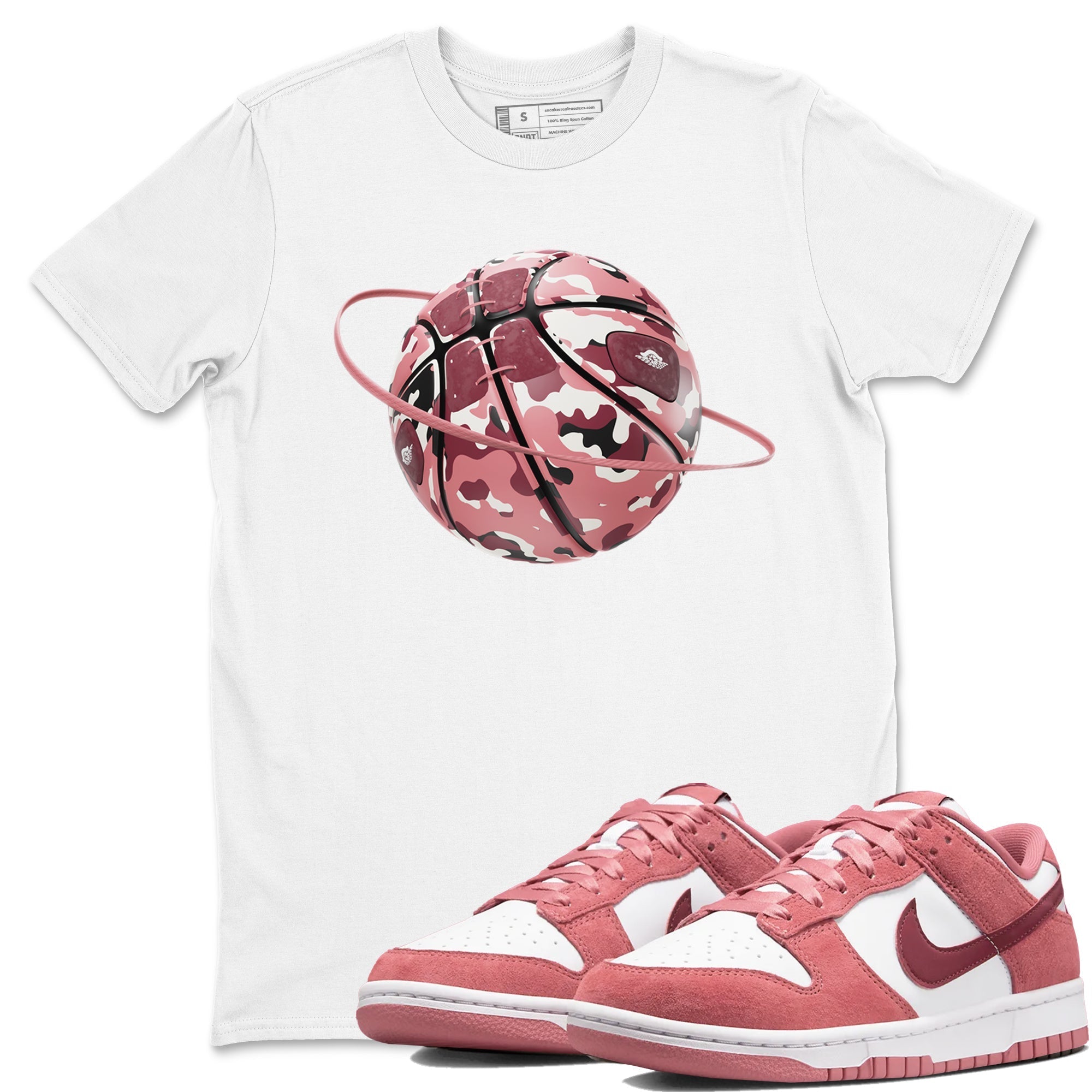 Camo Basketball Planet snkmatch Tee - Dunk Valentines Day 2024
