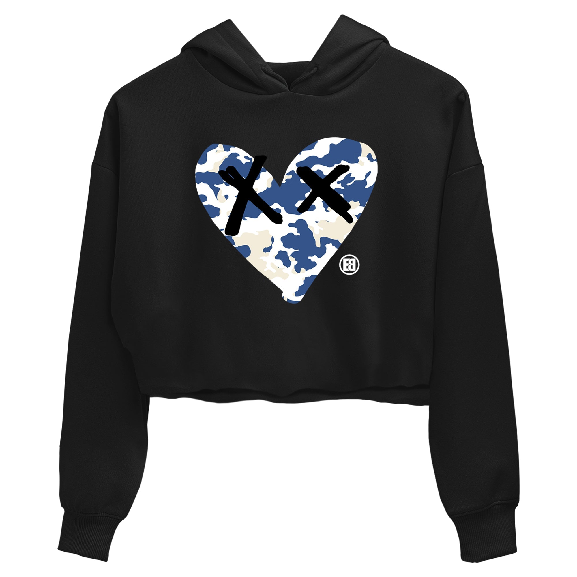 Camo Heart snkmatch Women's Top - Air Jordan 3 A Ma Maniere x Diffused Blue