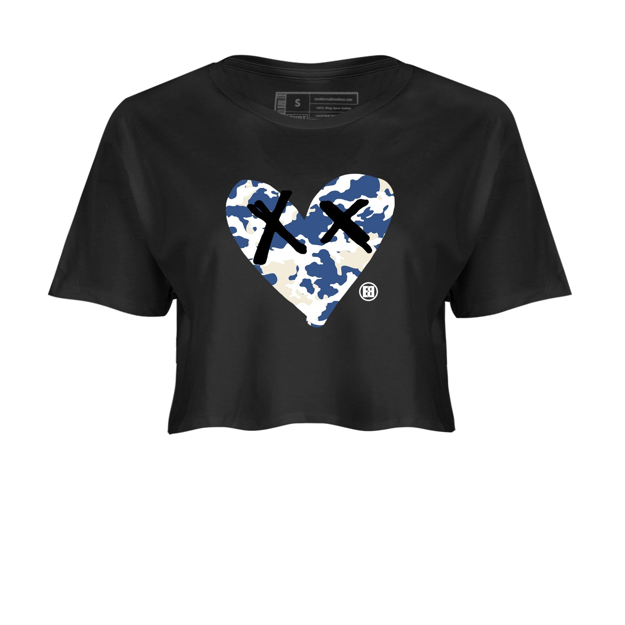 Camo Heart snkmatch Women's Top - Air Jordan 3 A Ma Maniere x Diffused Blue