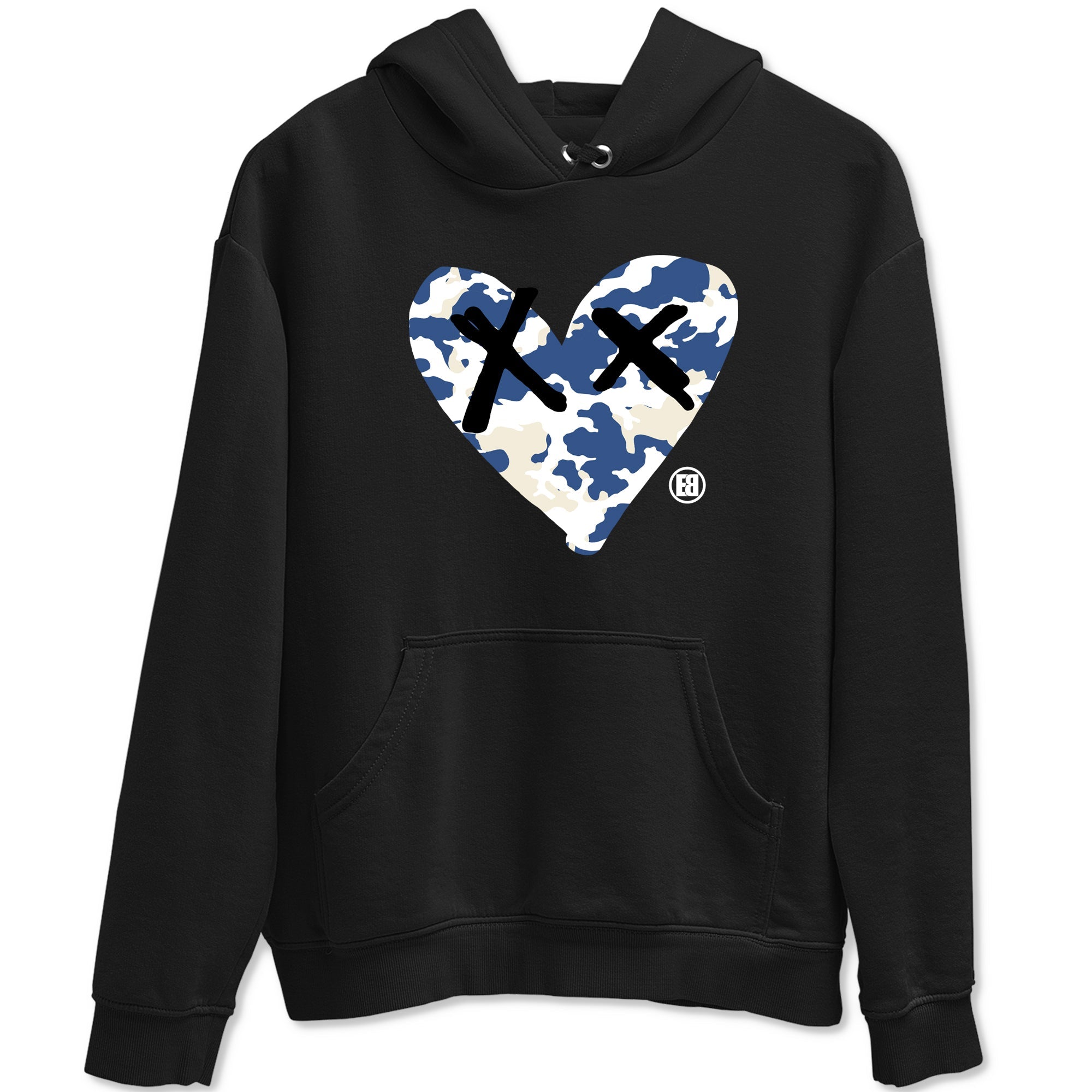 Camo Heart snkmatch Tees - Air Jordan 3 A Ma Maniere x Diffused Blue