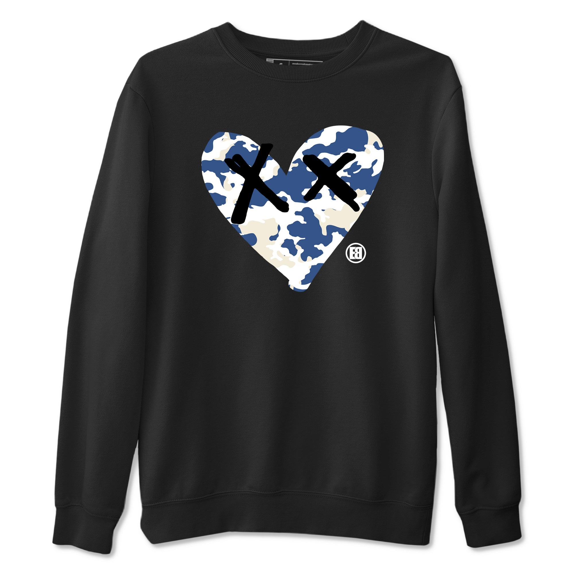 Camo Heart snkmatch Tees - Air Jordan 3 A Ma Maniere x Diffused Blue