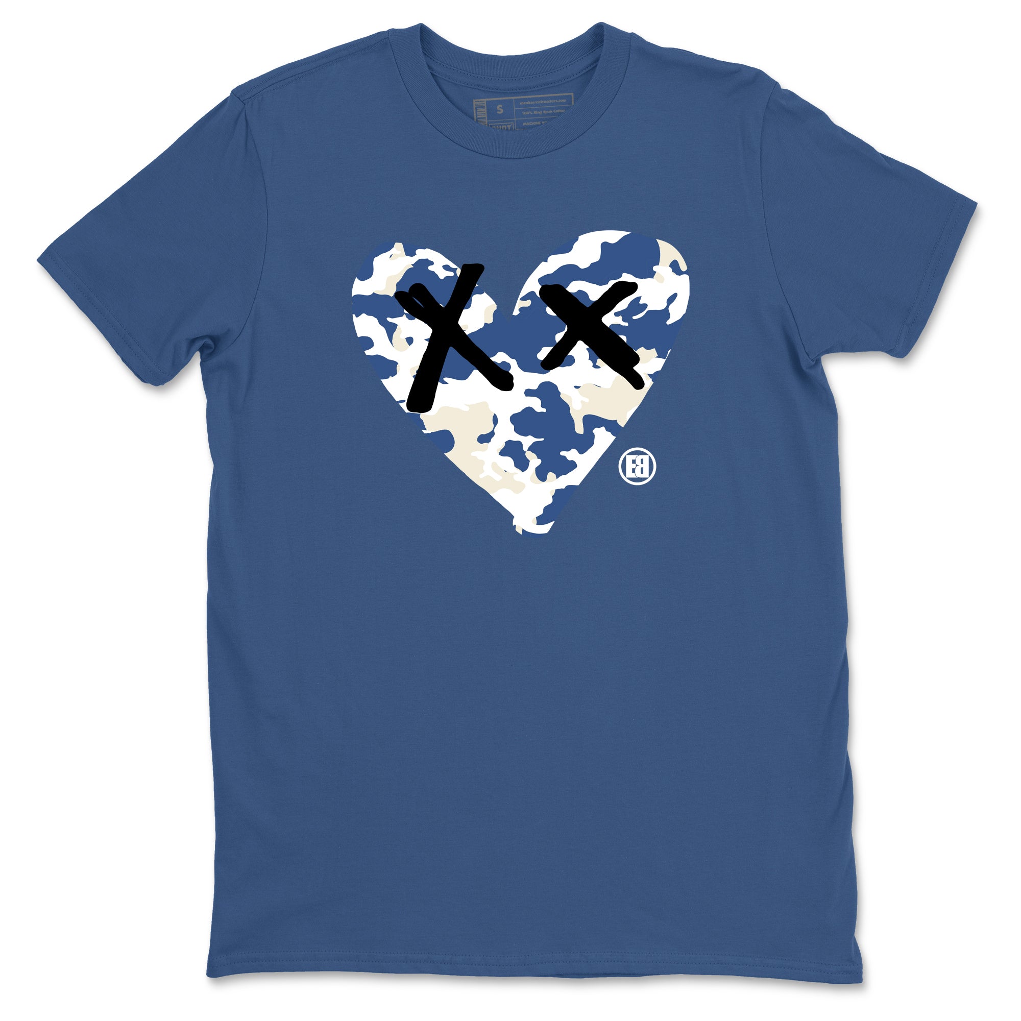 Camo Heart snkmatch Tees - Air Jordan 3 A Ma Maniere x Diffused Blue