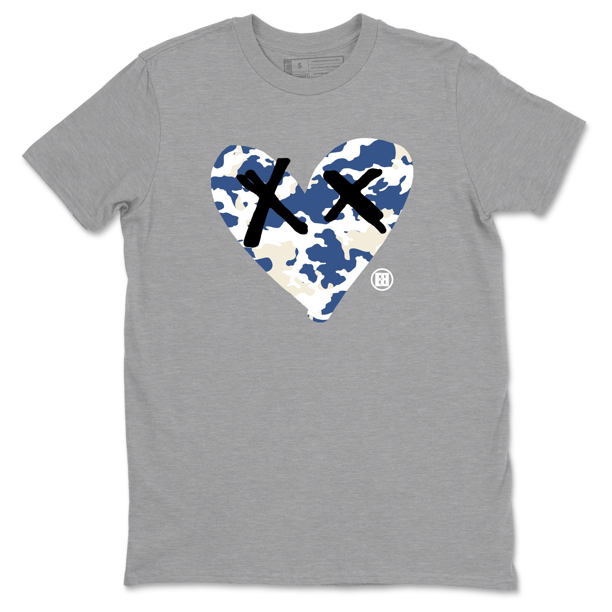 Camo Heart snkmatch Tees - Air Jordan 3 A Ma Maniere x Diffused Blue