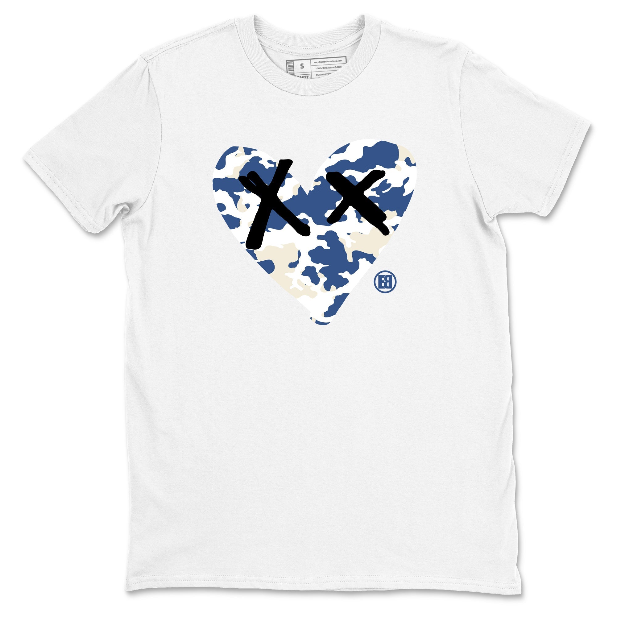 Camo Heart snkmatch Tees - Air Jordan 3 A Ma Maniere x Diffused Blue