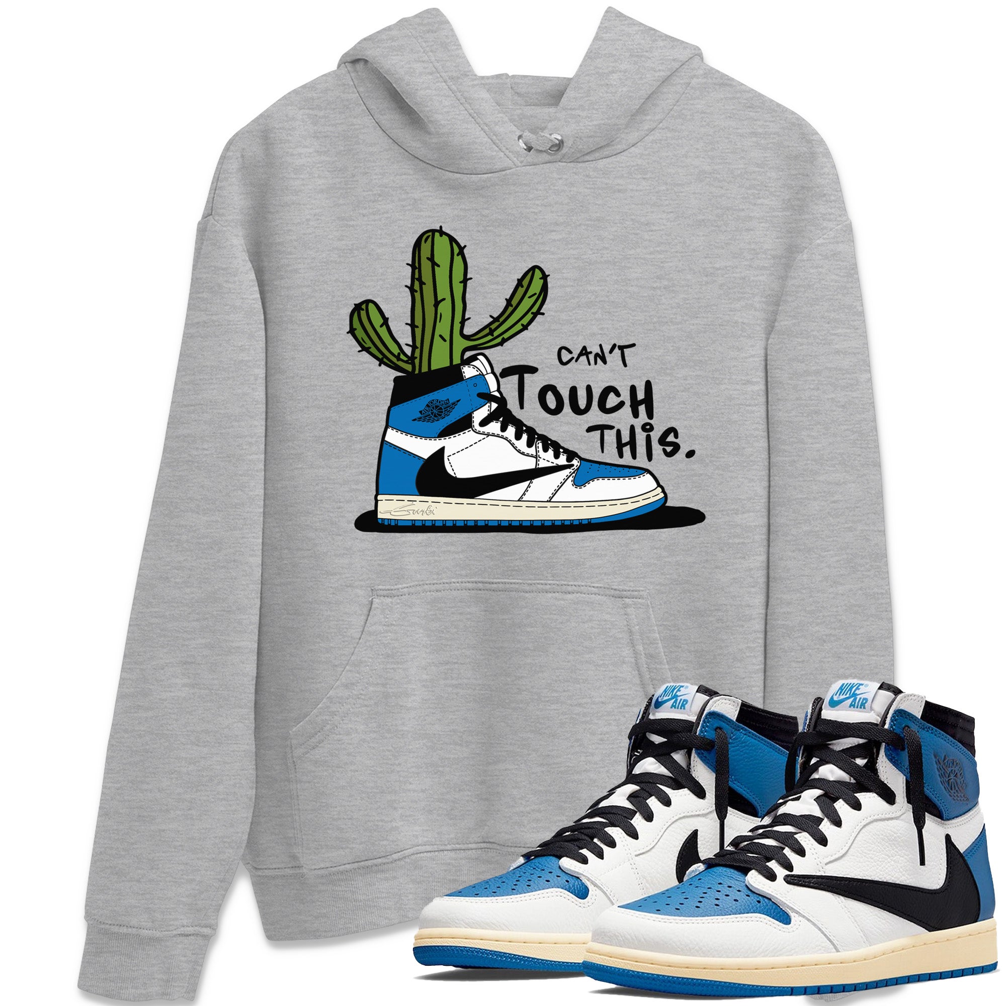 Can't Touch This Unisex Tops - Air Jordan 1 Travis Scott Fragment