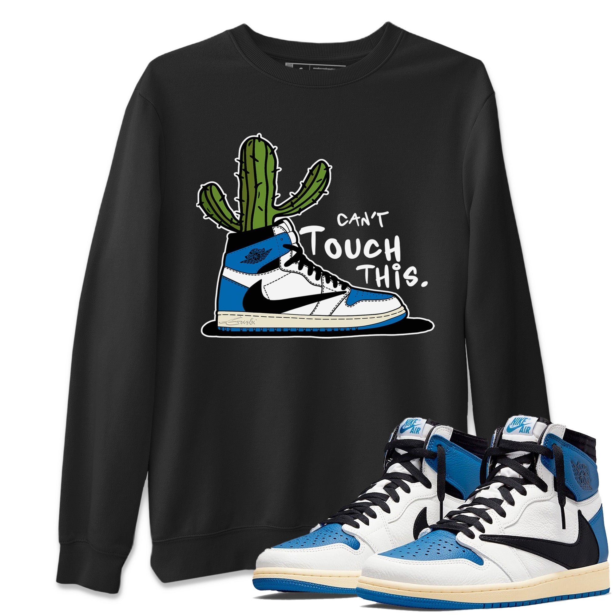 Can't Touch This Unisex Tops - Air Jordan 1 Travis Scott Fragment