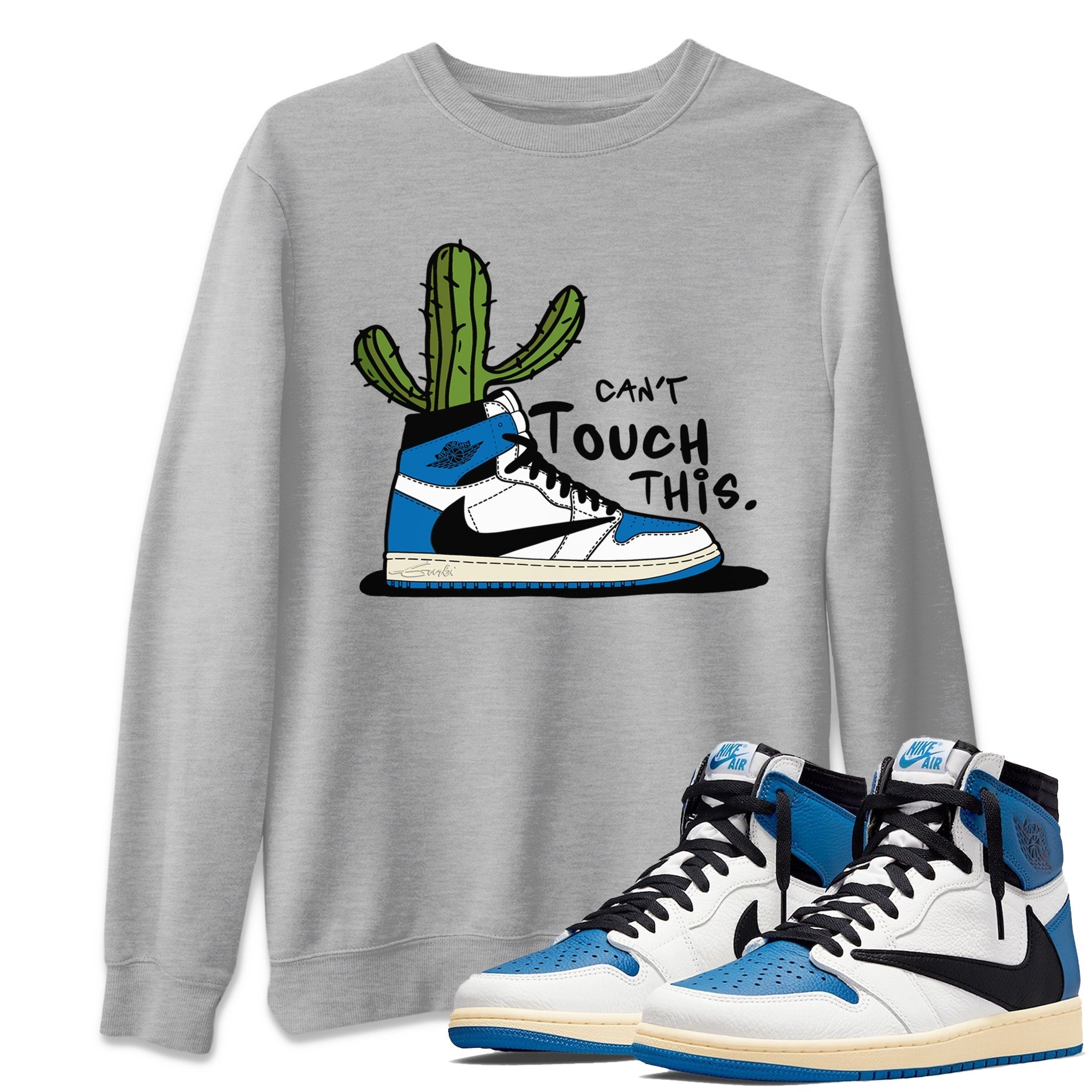 Can't Touch This Unisex Tops - Air Jordan 1 Travis Scott Fragment
