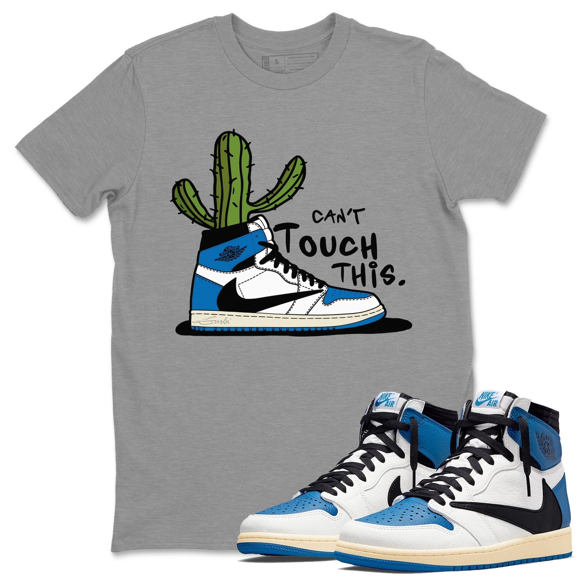 Can't Touch This Unisex Tops - Air Jordan 1 Travis Scott Fragment