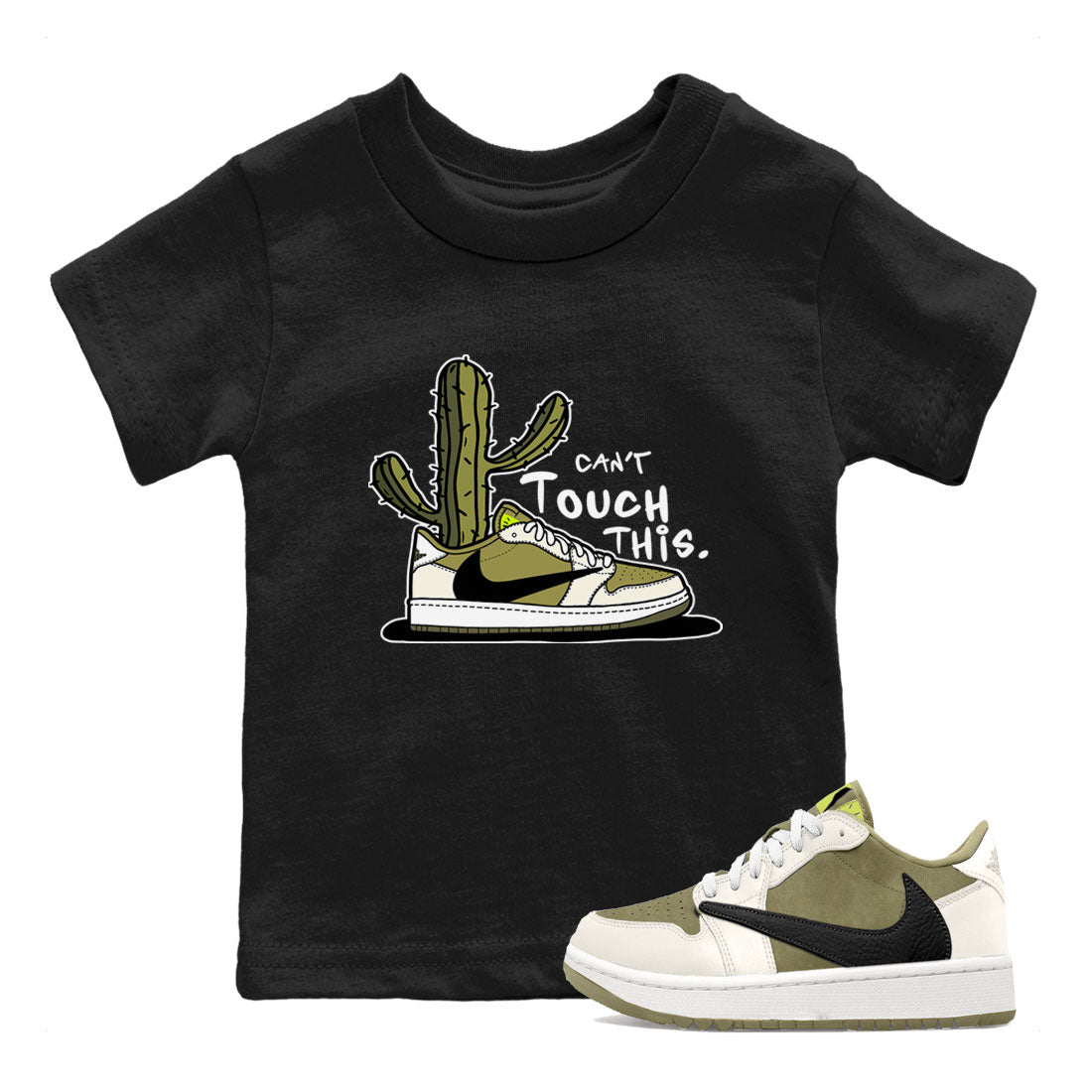 Can't Touch This snkmatch Tee Kids - Air Jordan 1 Travis Scott Golf