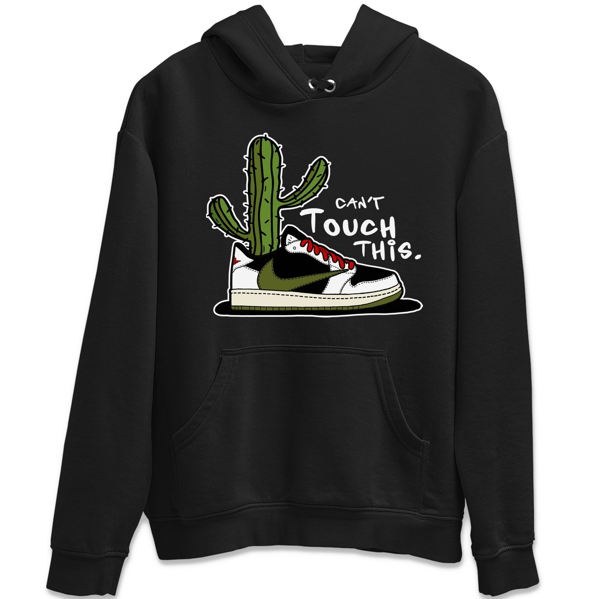Can't Touch This Unisex Tops - Air Jordan 1 Travis Scott Olive