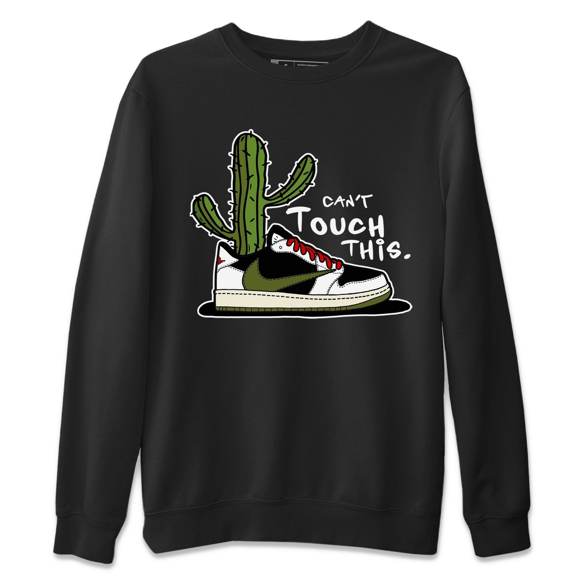 Can't Touch This Unisex Tops - Air Jordan 1 Travis Scott Olive