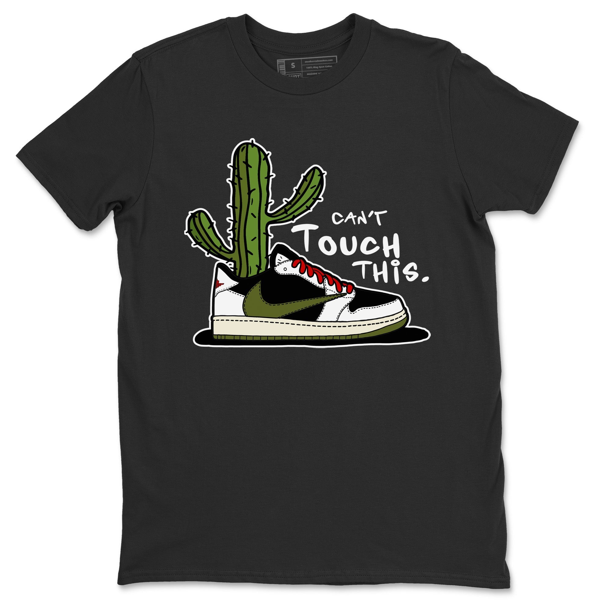 Can't Touch This Unisex Tops - Air Jordan 1 Travis Scott Olive