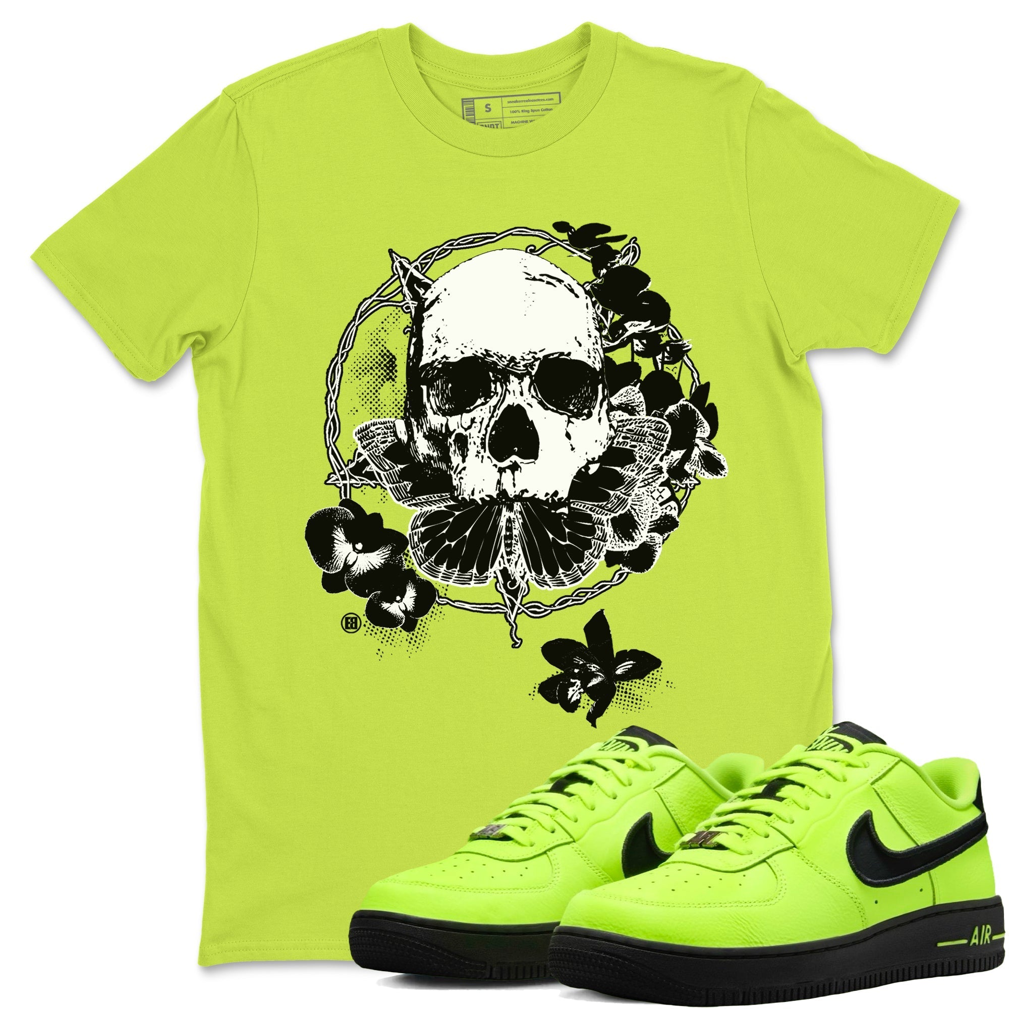 Carpe Diem Skull snkmatch Tees - Air Force 1 Volt
