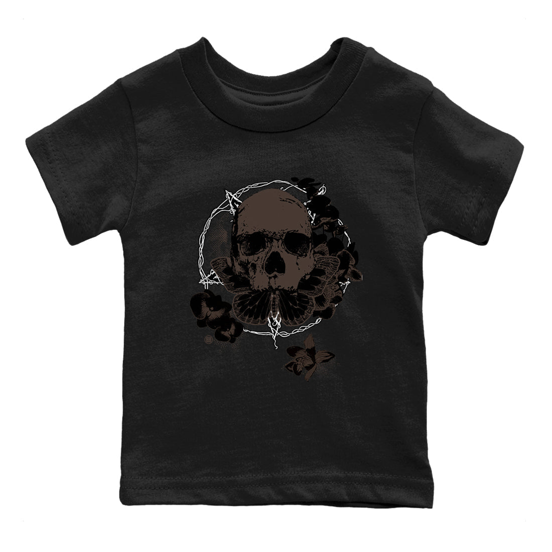 Carpe Diem Skull snkmatch Tees Kids - Air Jordan 1 Travis Scott Velvet Brown