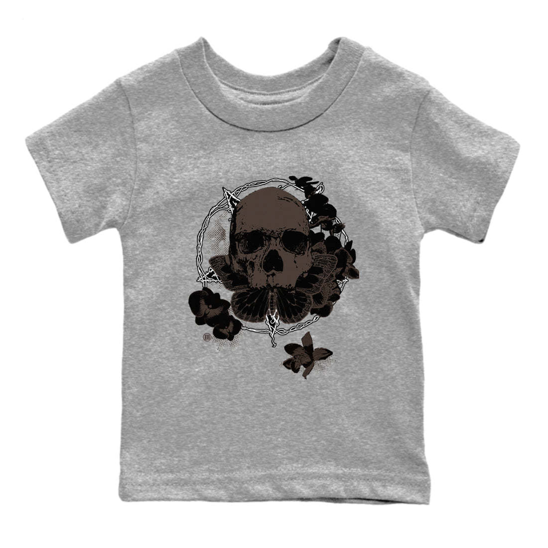 Carpe Diem Skull snkmatch Tees Kids - Air Jordan 1 Travis Scott Velvet Brown