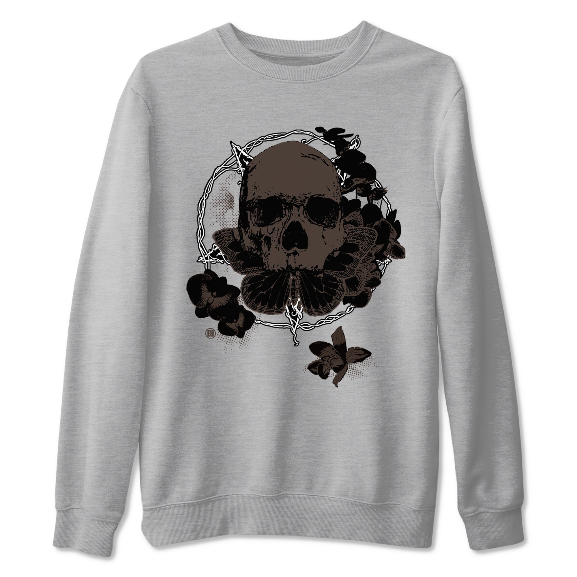 Carpe Diem Skull snkmatch Tees - Air Jordan 1 Travis Scott Velvet Brown