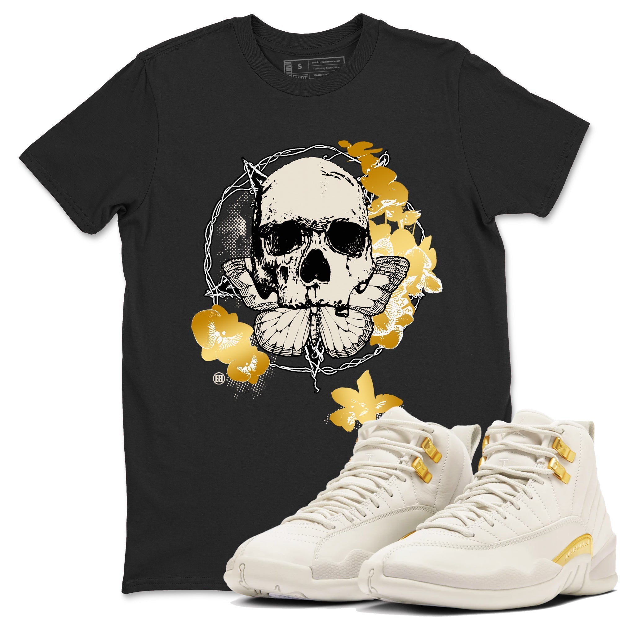 Carpe Diem Skull snkmatch Tees - Air Jordan 12 Phantom