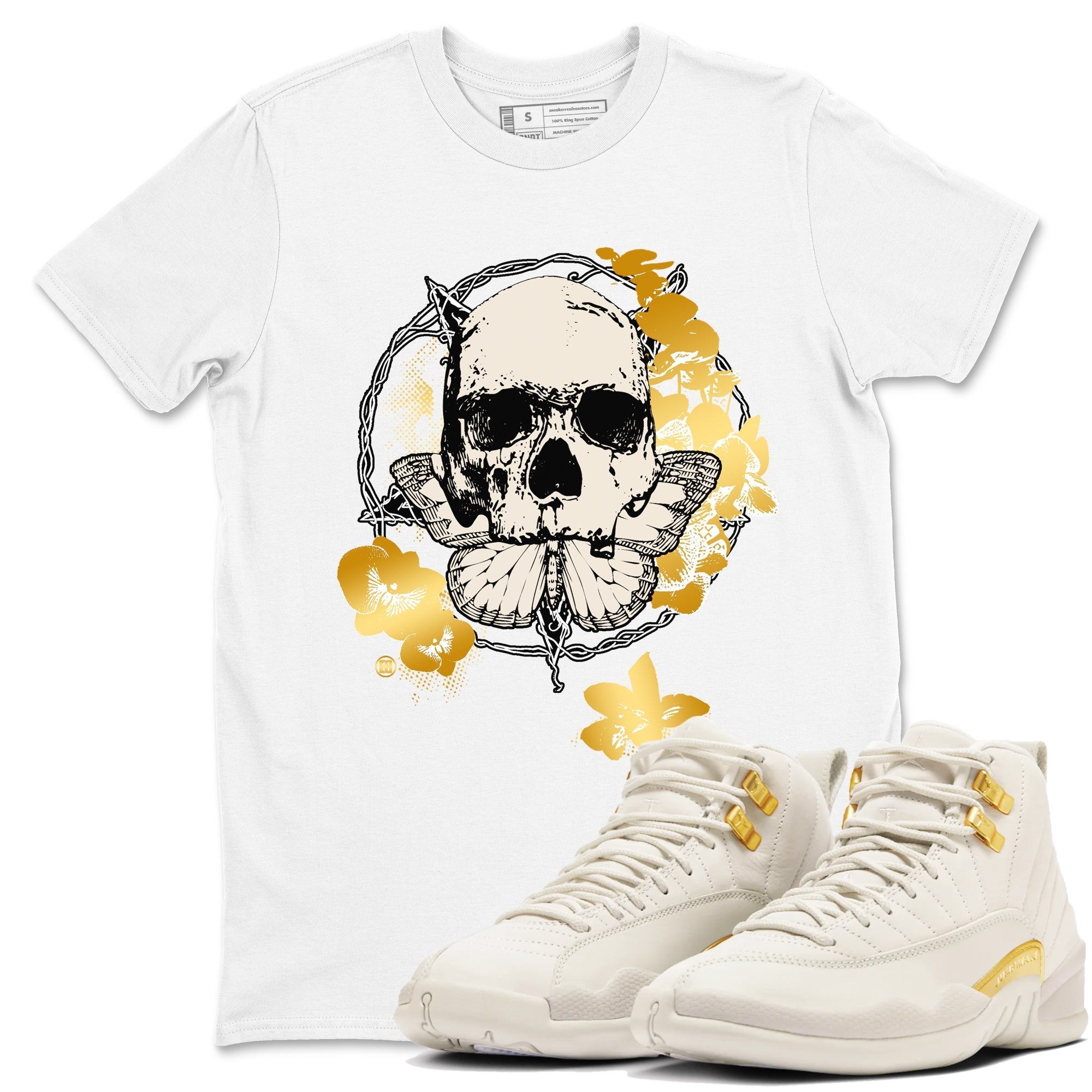 Carpe Diem Skull snkmatch Tees - Air Jordan 12 Phantom