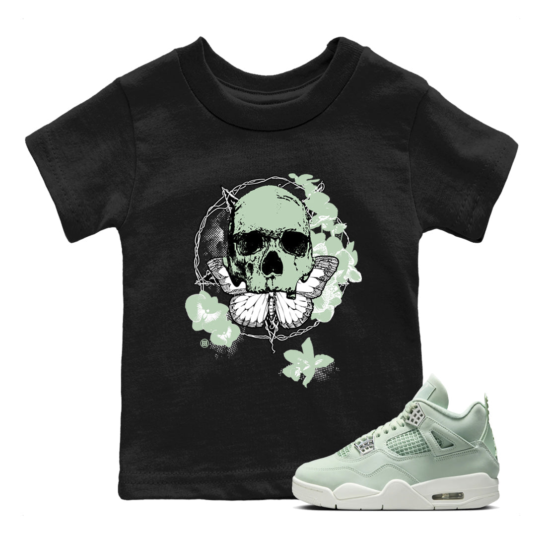 Carpe Diem Skull snkmatch Tees Kids - Air Jordan 4 Abundance