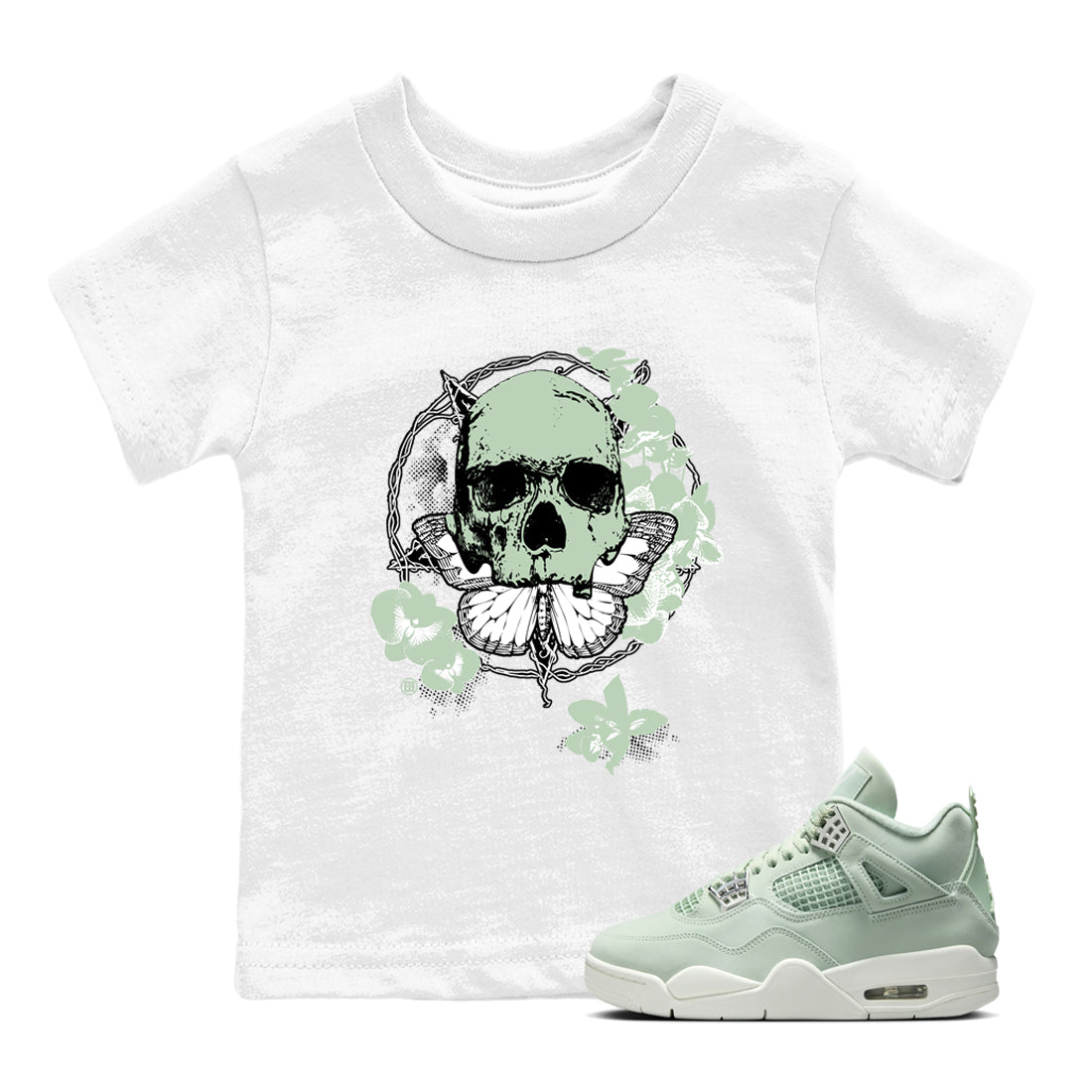 Carpe Diem Skull snkmatch Tees Kids - Air Jordan 4 Abundance