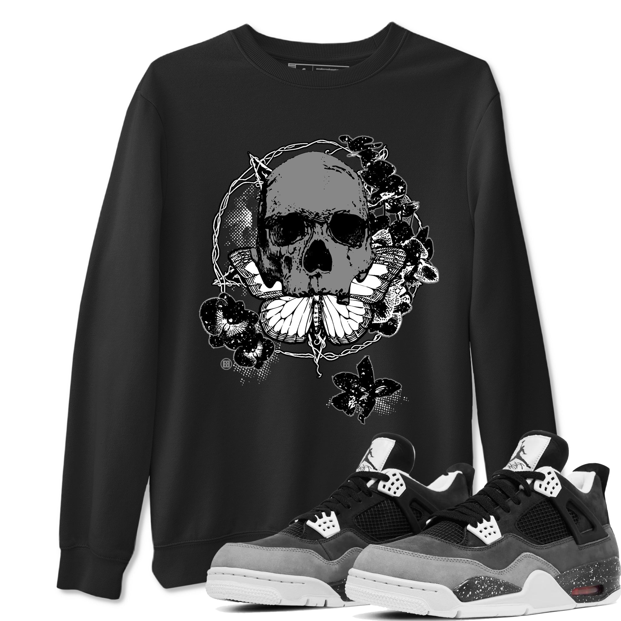Carpe Diem Skull snkmatch Tees - Air Jordan 4 Fear