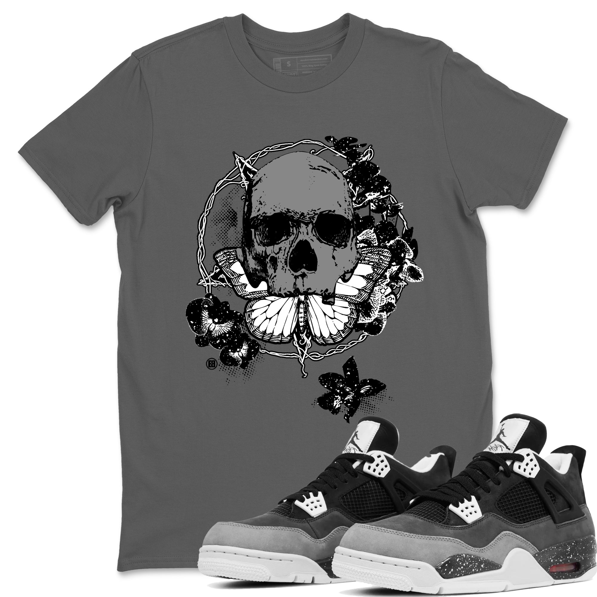 Carpe Diem Skull snkmatch Tees - Air Jordan 4 Fear