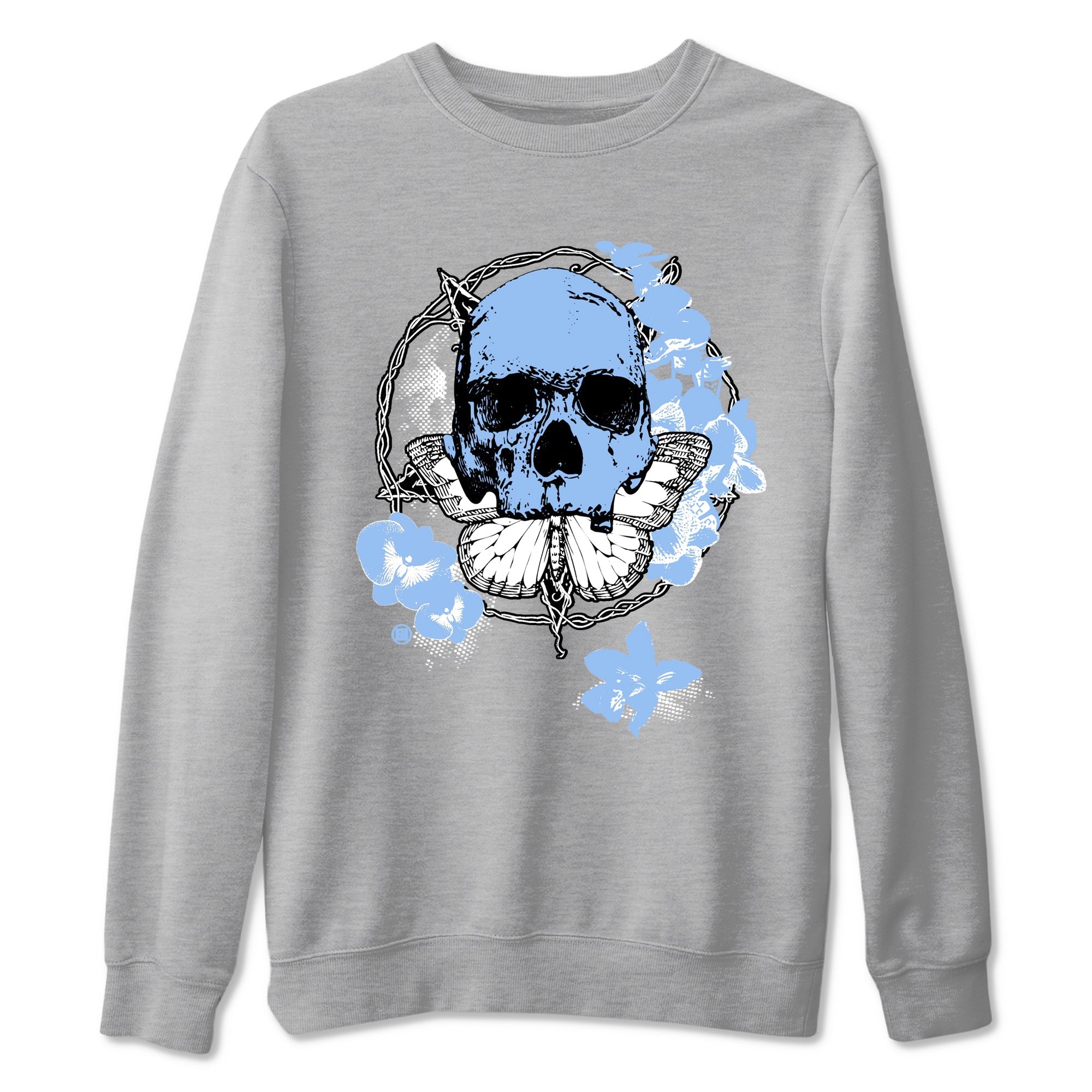 Carpe Diem Skull snkmatch Tees - Air Jordan 4 Forget Me Not