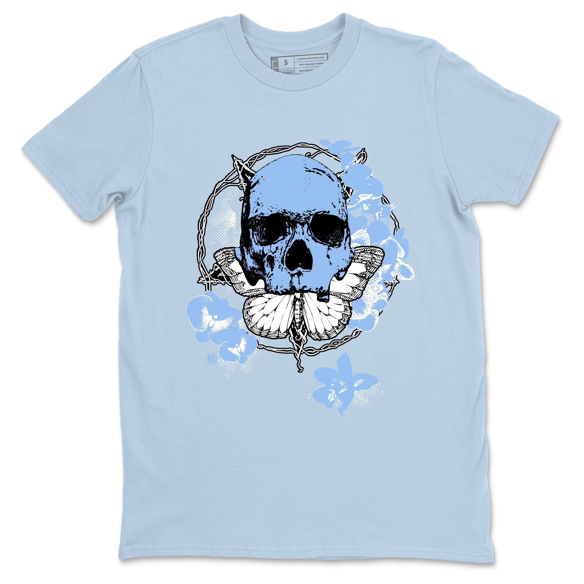 Carpe Diem Skull snkmatch Tees - Air Jordan 4 Forget Me Not