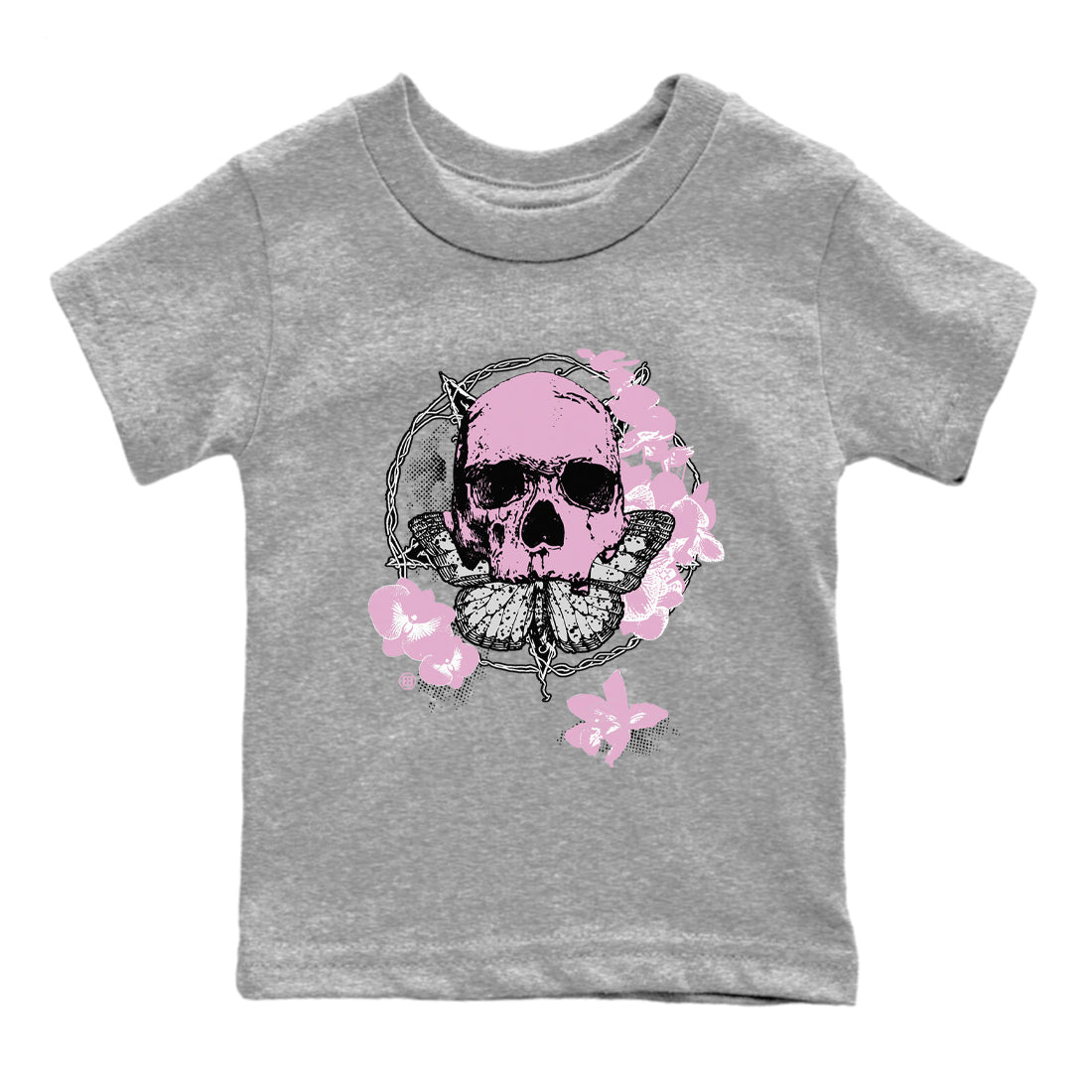 Carpe Diem Skull snkmatch Tees Kids - Air Jordan 4 Orchid