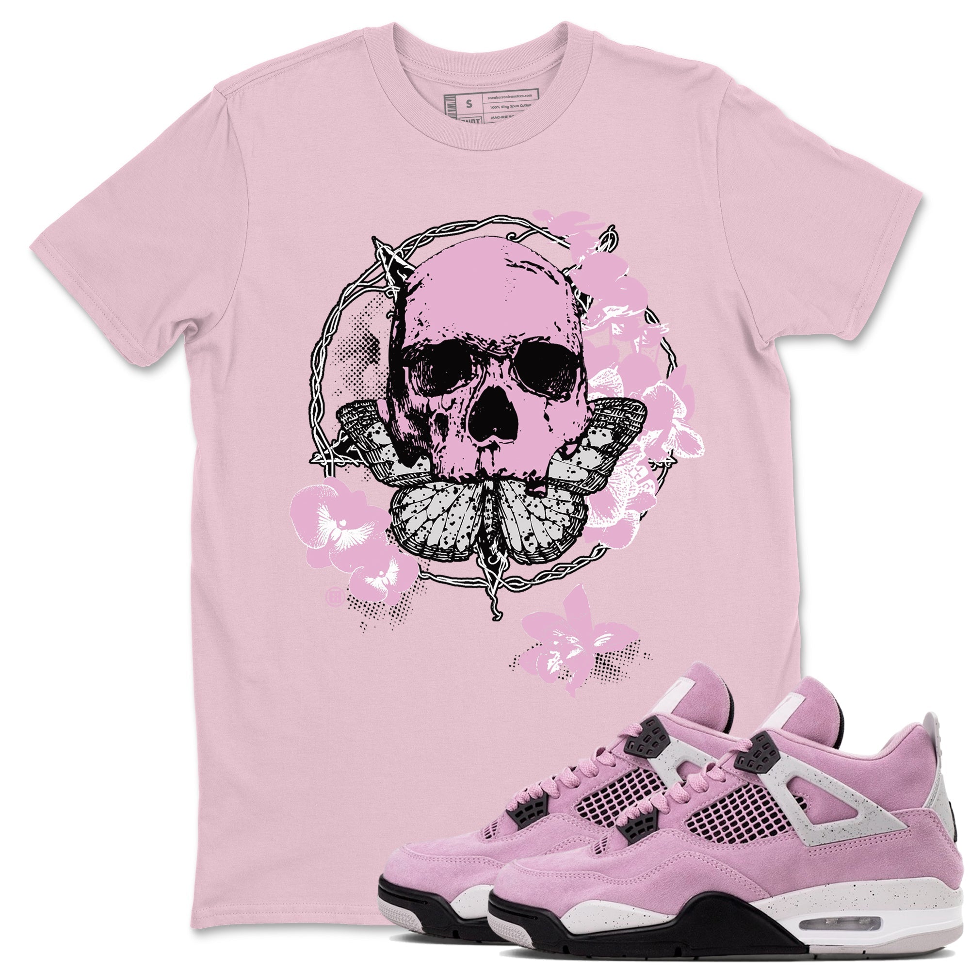 Carpe Diem Skull snkmatch Tees - Air Jordan 4 Orchid