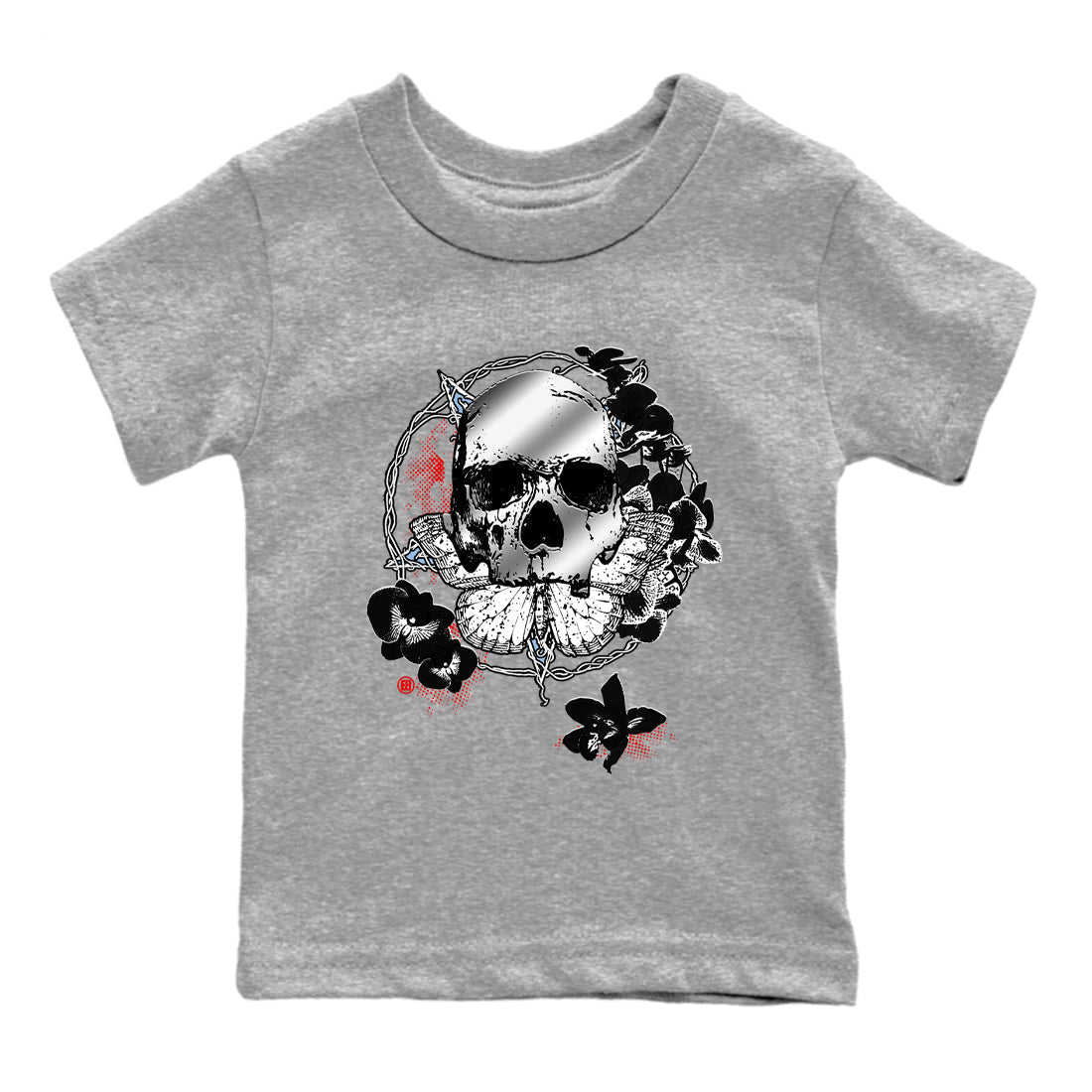 Carpe Diem Skull snkmatch Tees Kids - Air Jordan 5 Reimagined