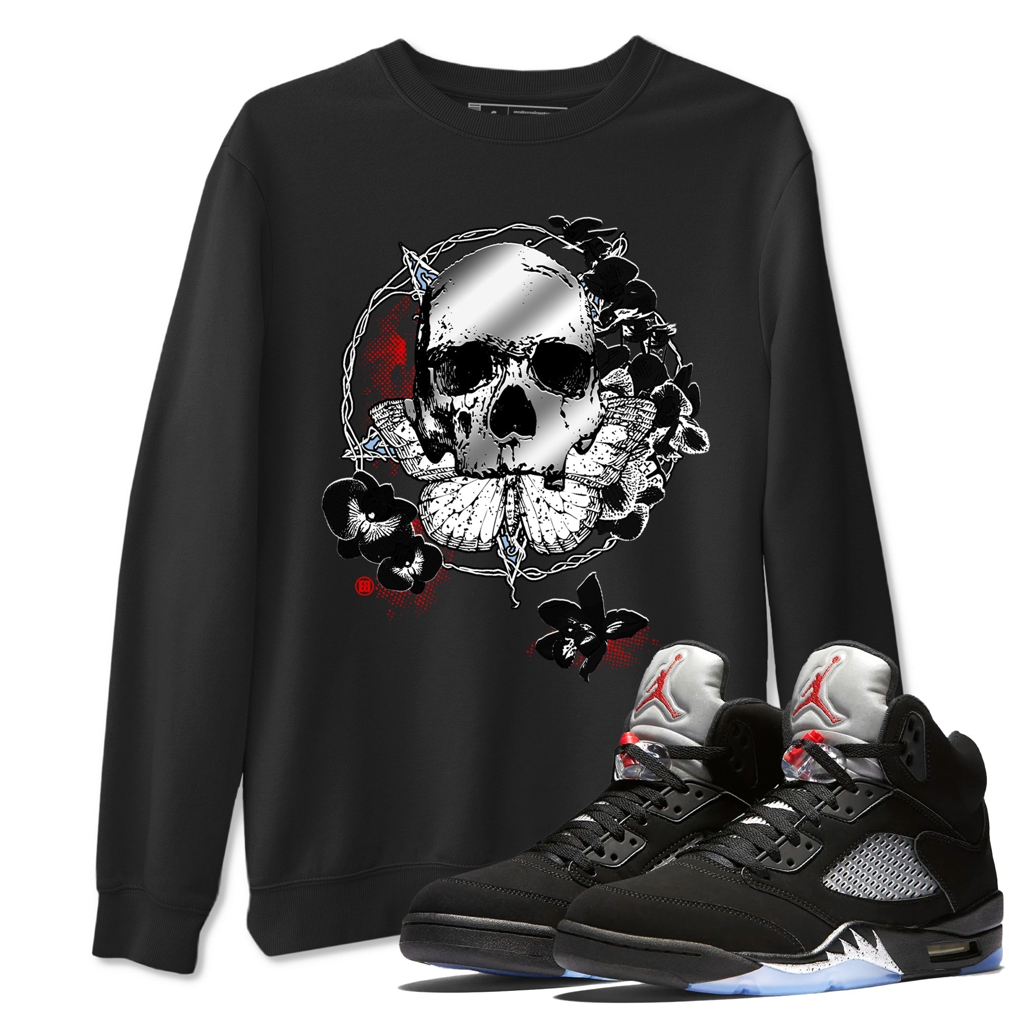 Carpe Diem Skull snkmatch Tees - Air Jordan 5 Reimagined