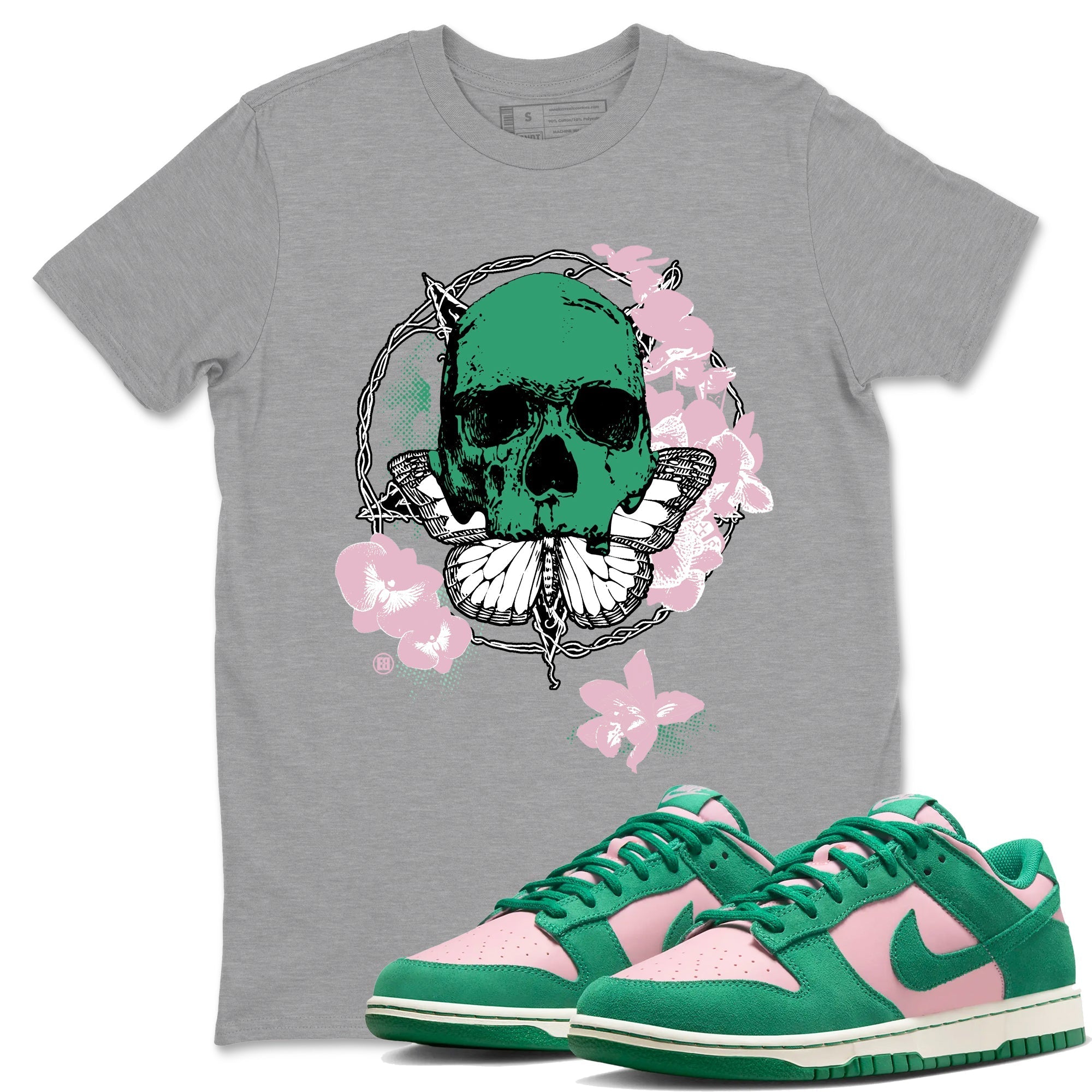 Carpe Diem Skull snkmatch Tees - Dunk Medium Soft Pink Malachite
