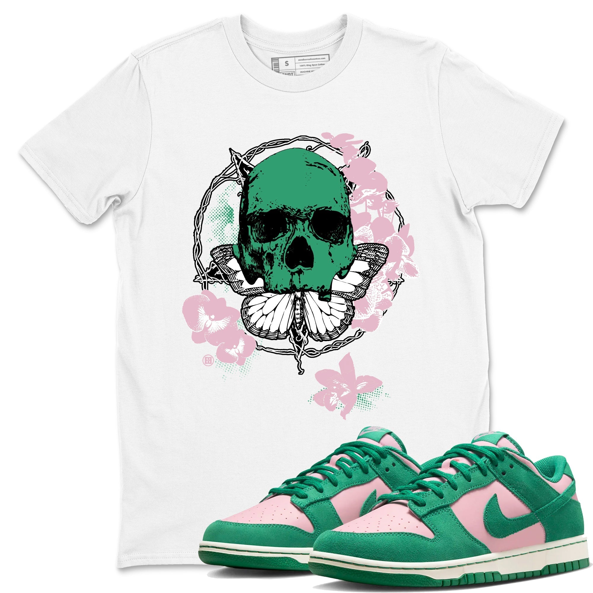 Carpe Diem Skull snkmatch Tees - Dunk Medium Soft Pink Malachite
